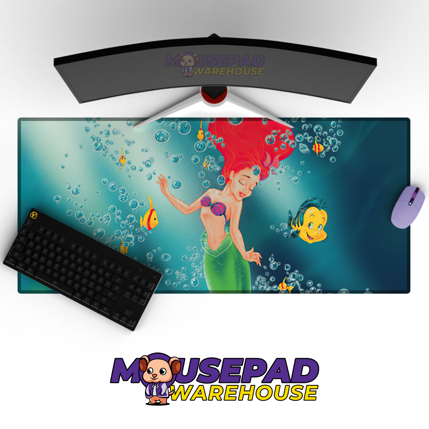 The Little Mermaid V25 Mousepad Mockup