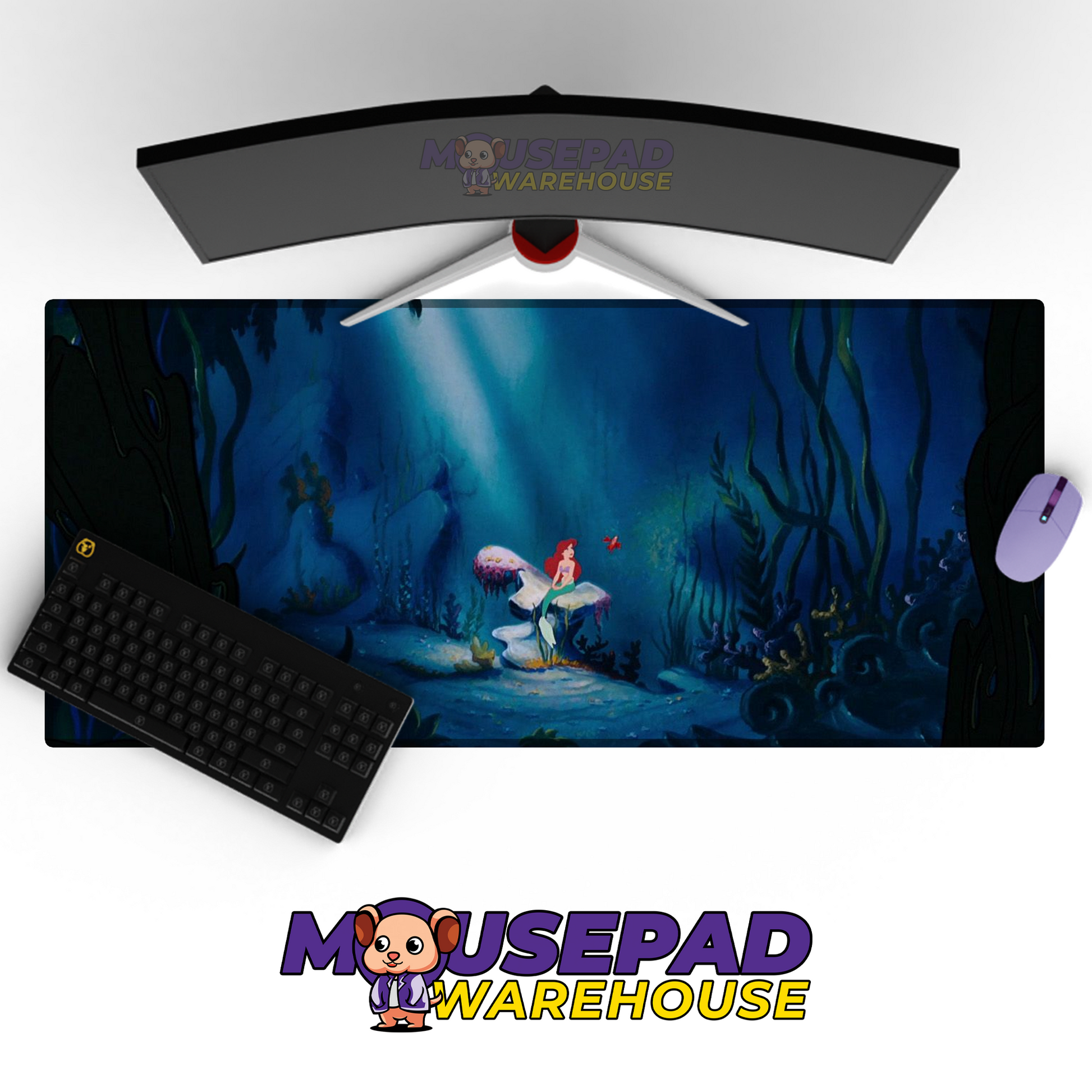 The Little Mermaid V4 Mousepad Mockup