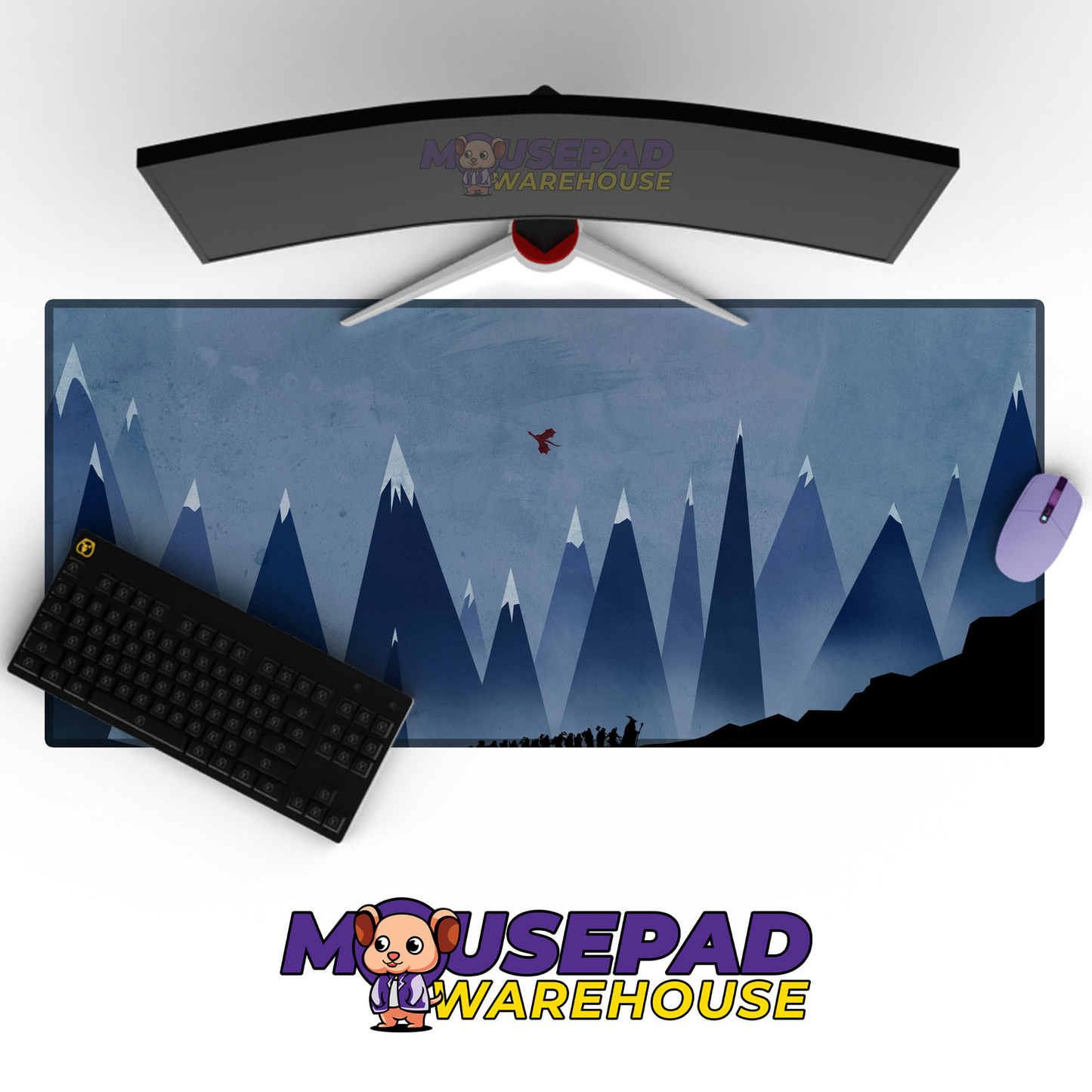 The Lord of the Rings V37 Mousepad Mockup