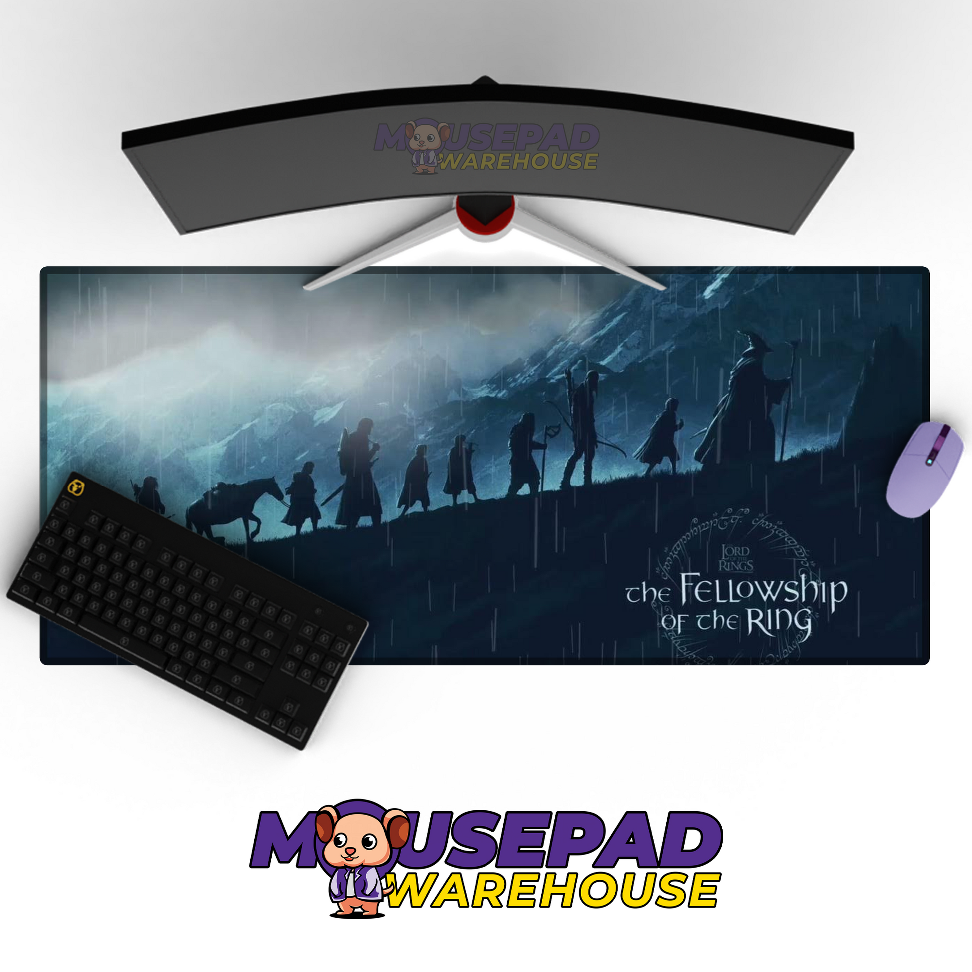 The Lord of the Rings V8 Mousepad Mockup