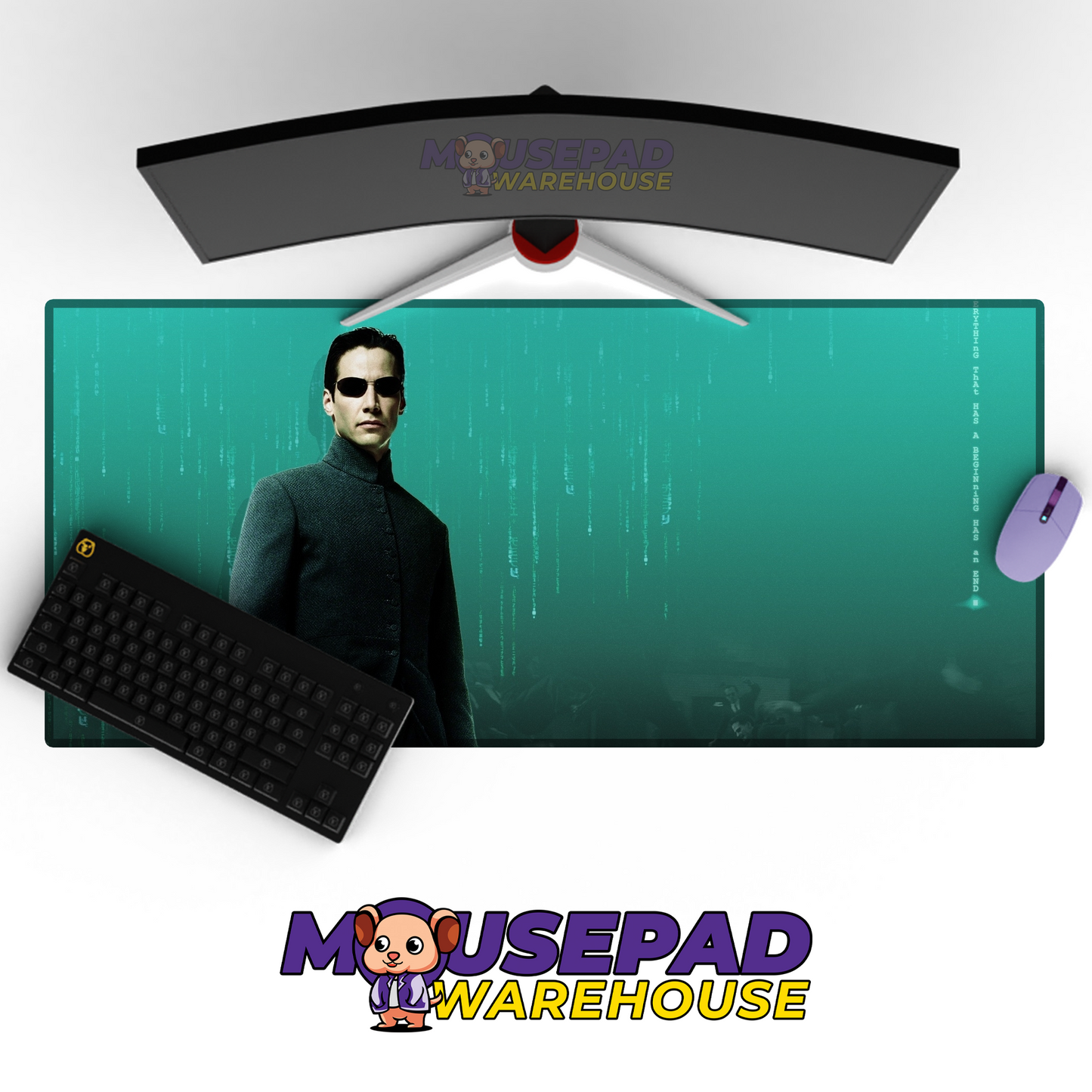 The Matrix V11 Mousepad Mockup