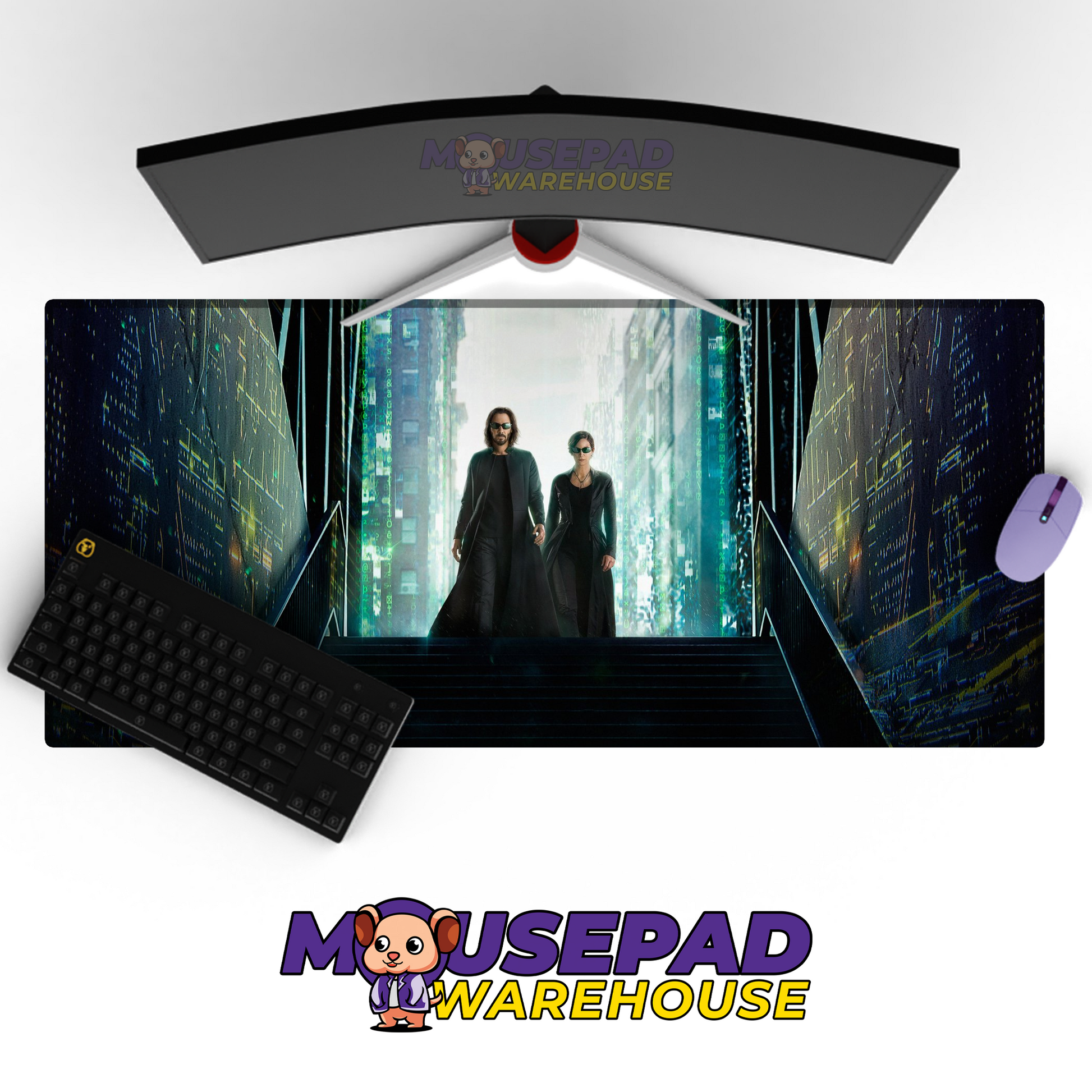 The Matrix V16 Mousepad Mockup