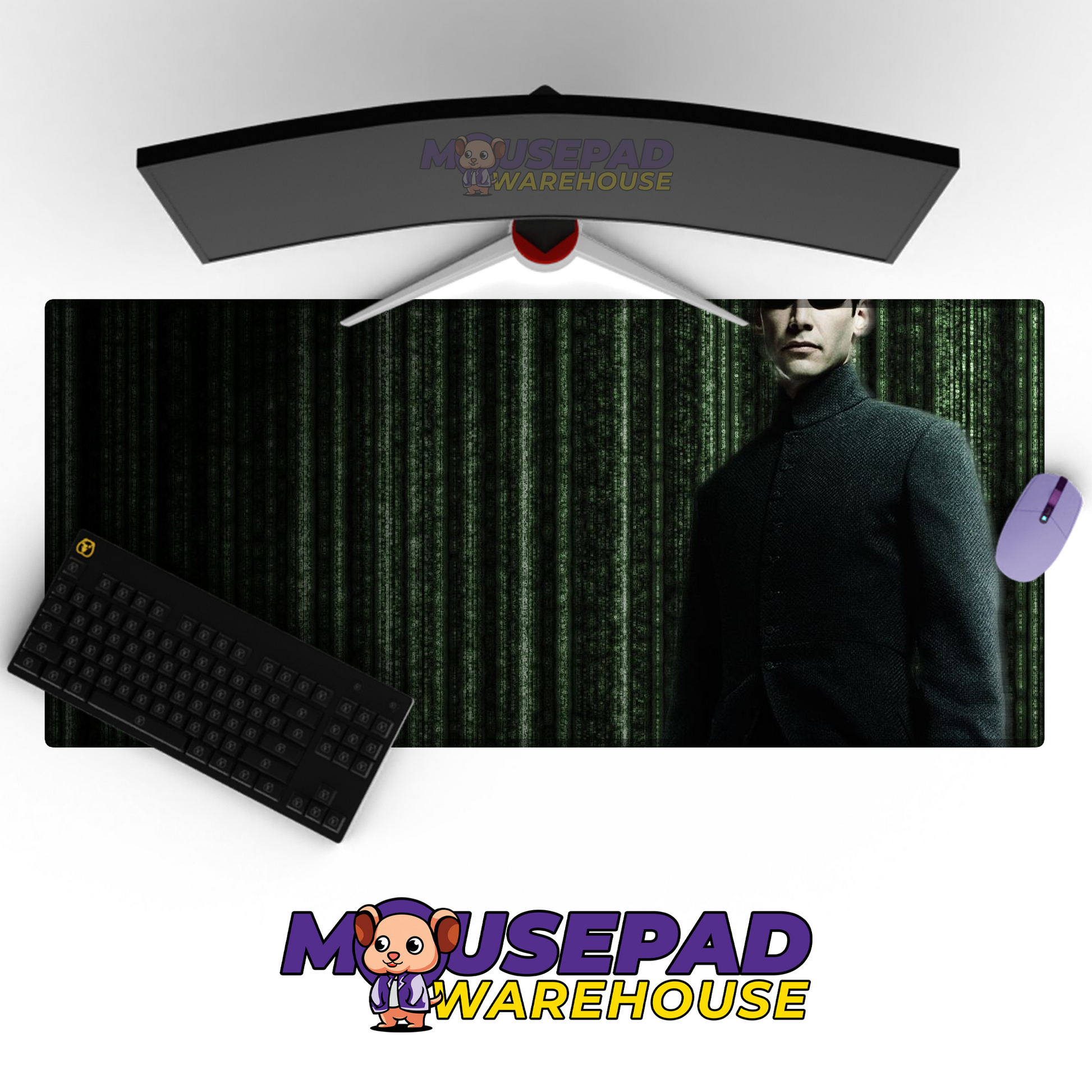 The Matrix V19 Mousepad Mockup