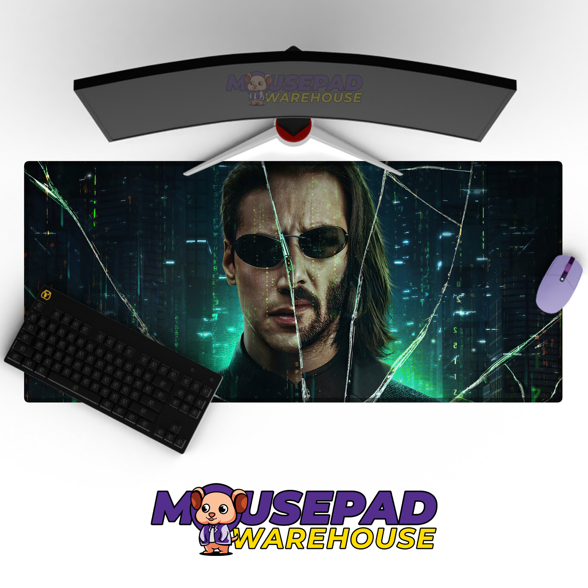 The Matrix V1 Mousepad Mockup