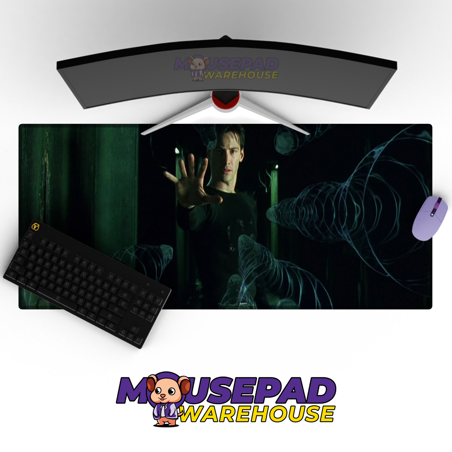 The Matrix V20 Mousepad Mockup