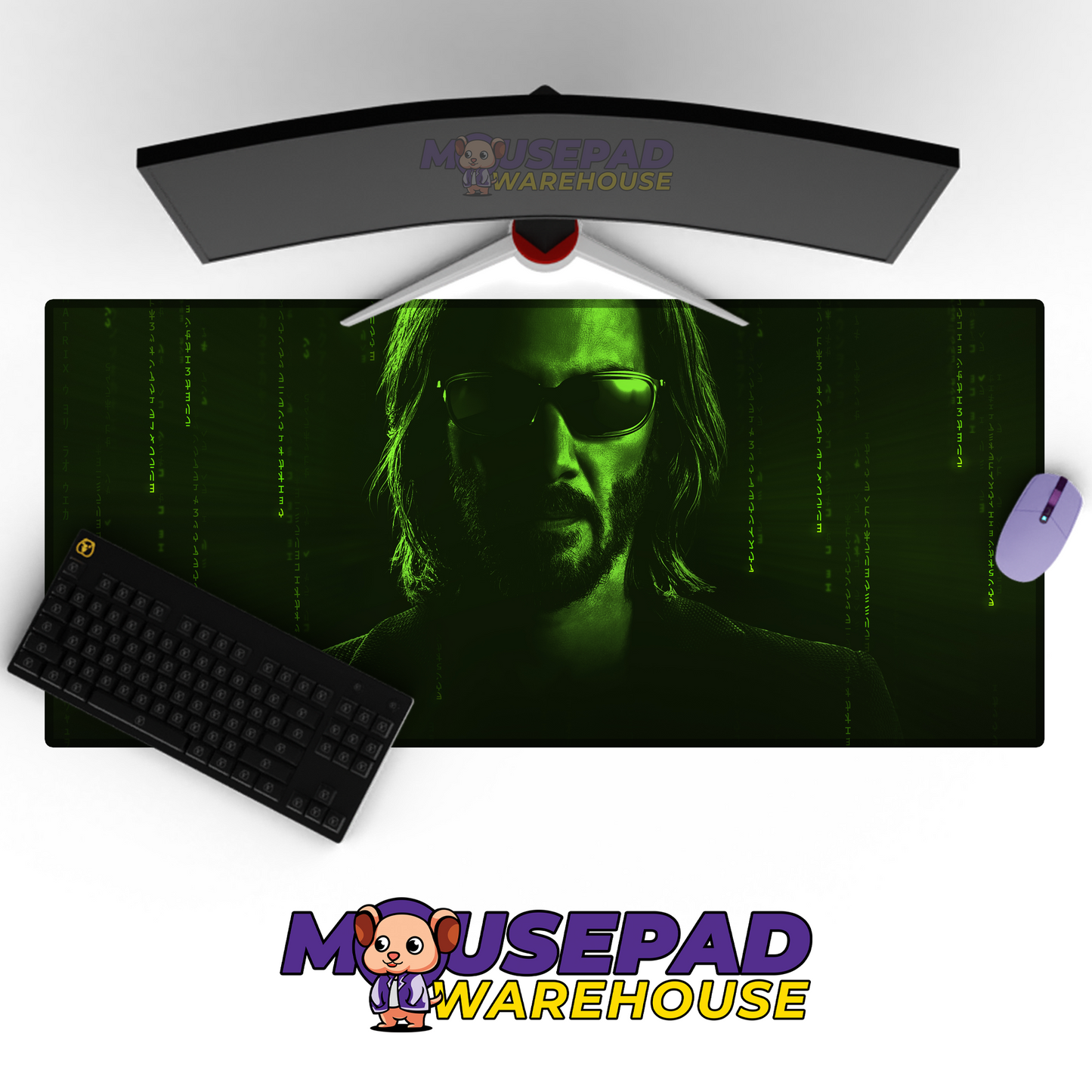 The Matrix V4 Mousepad Mockup