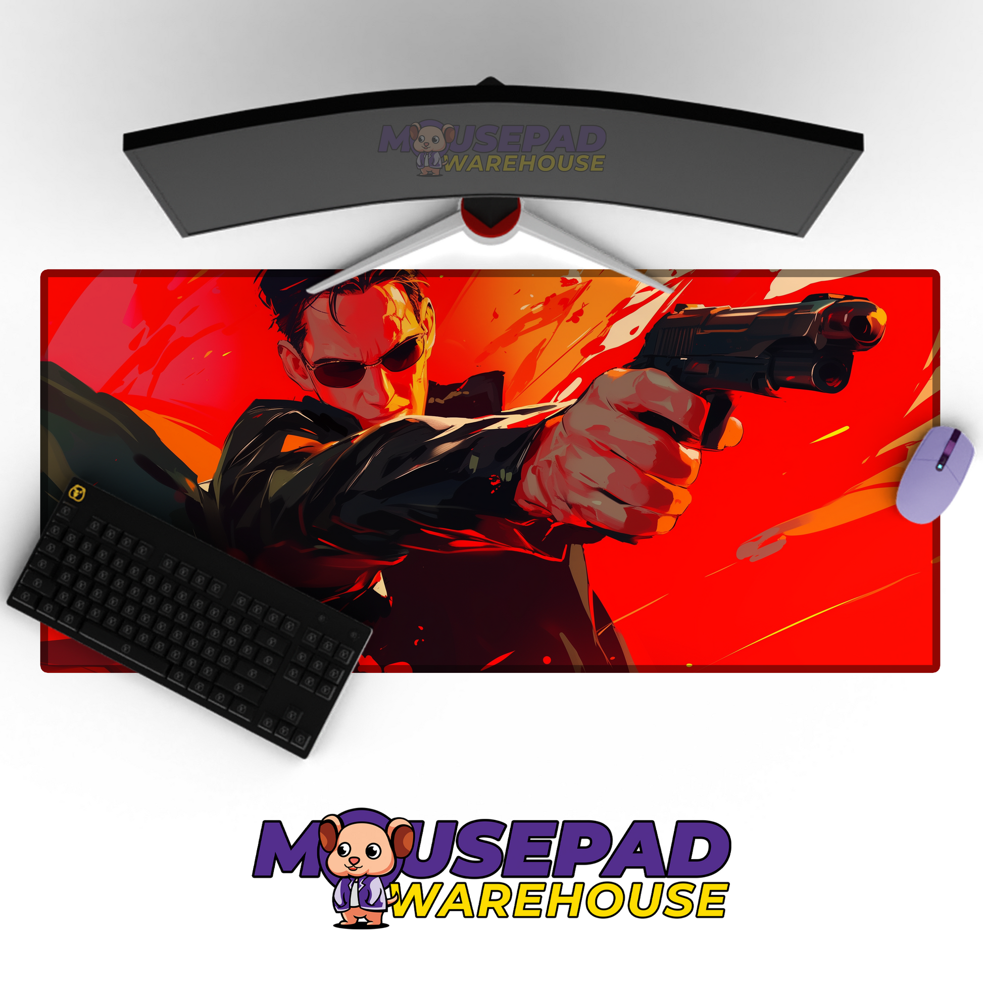 The Matrix V6 Mousepad Mockup