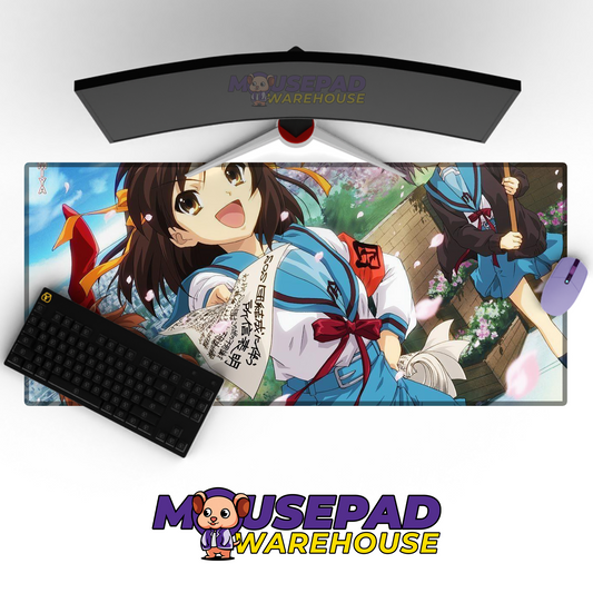 The Melancholy of Haruhi Suzumiya V16 Mousepad Mockup