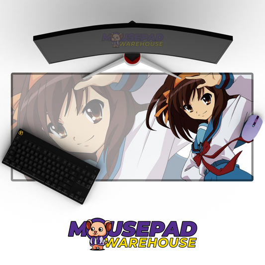 The Melancholy of Haruhi Suzumiya V1 Mousepad Mockup