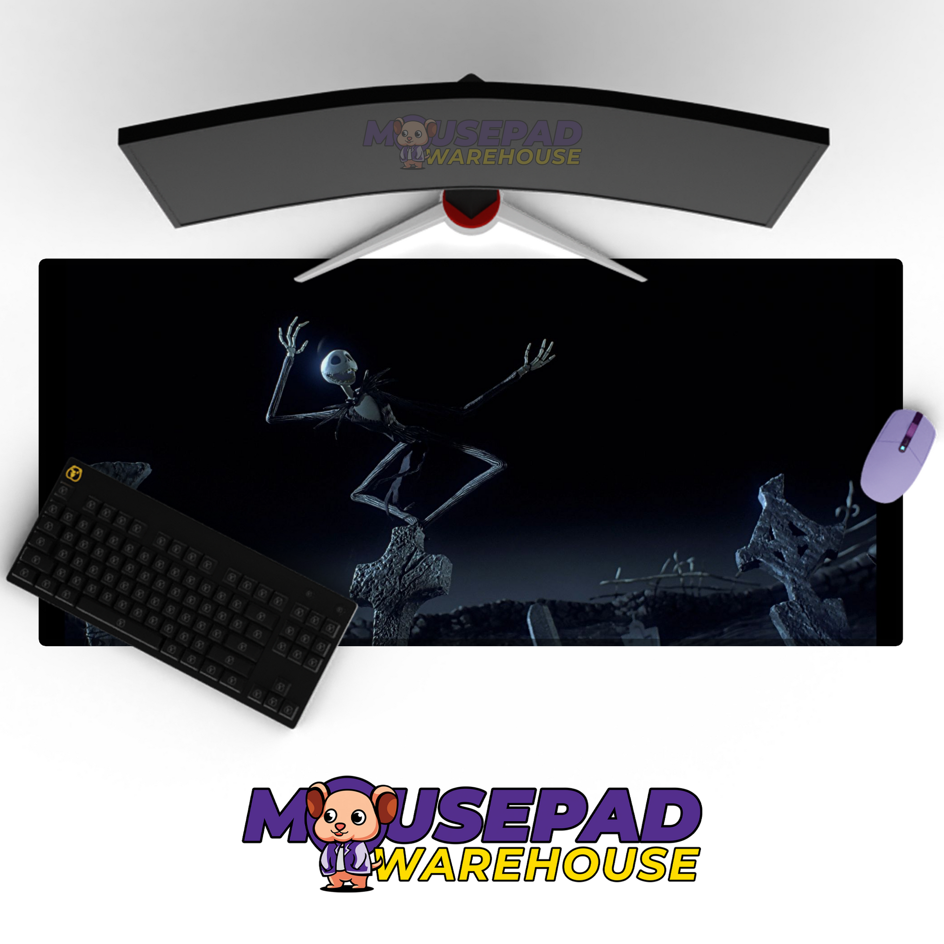 The Nightmare Before Christmas V11 Mousepad Mockup