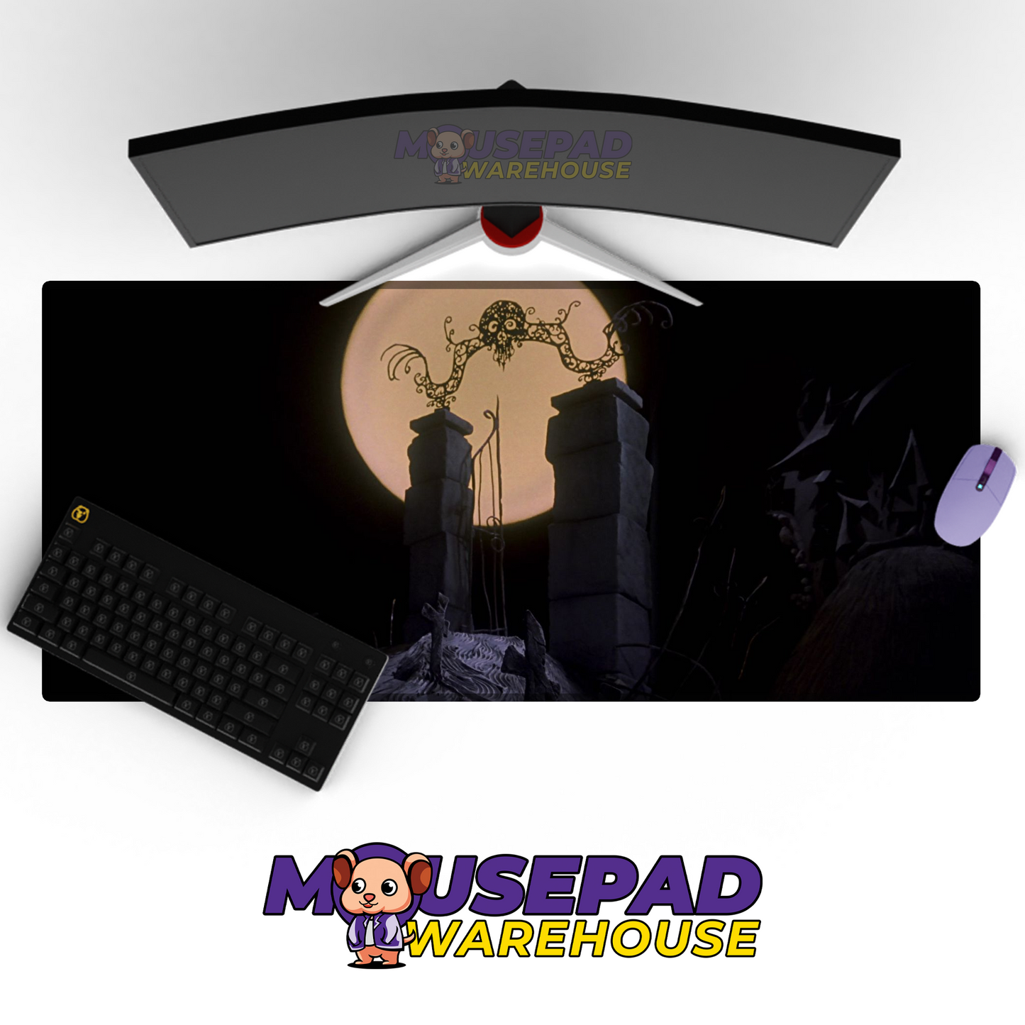 The Nightmare Before Christmas V13 Mousepad Mockup