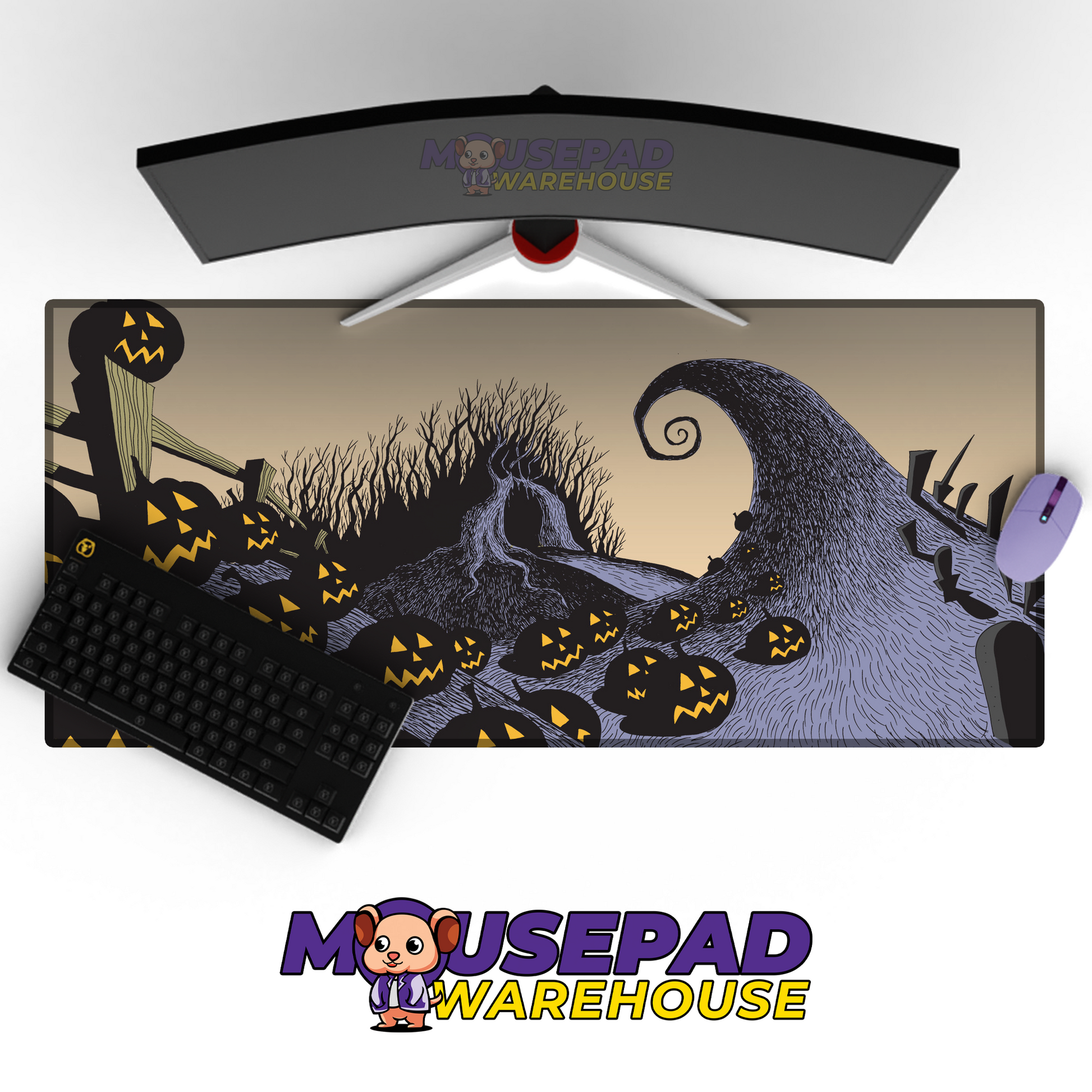 The Nightmare Before Christmas V15 Mousepad Mockup
