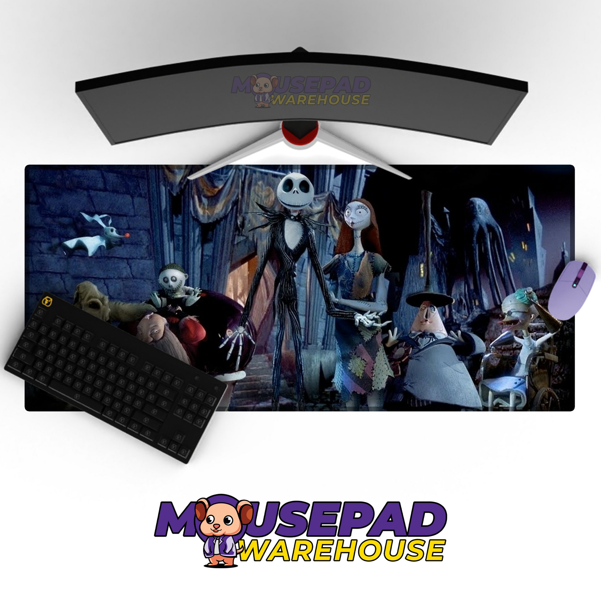 The Nightmare Before Christmas V18 Mousepad Mockup