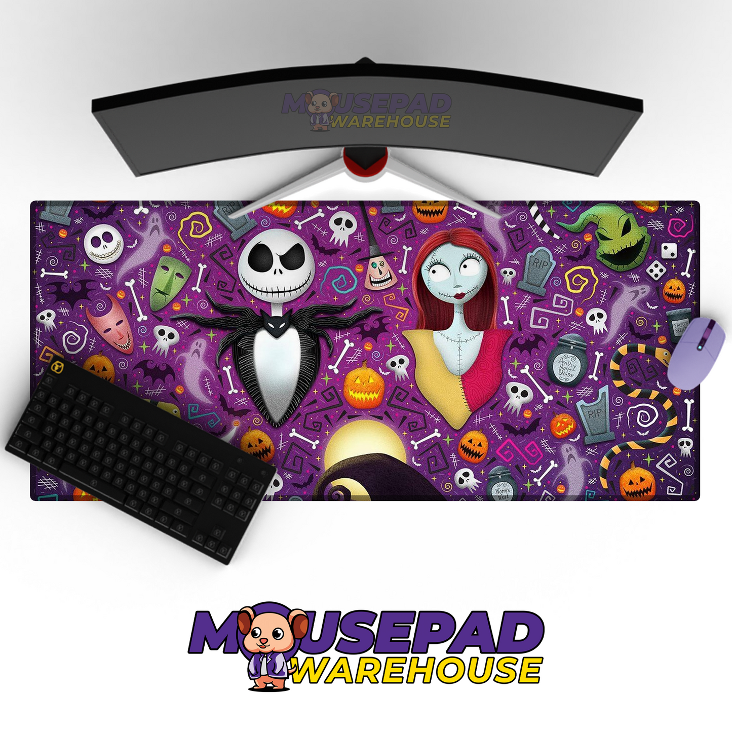The Nightmare Before Christmas V24 Mousepad Mockup