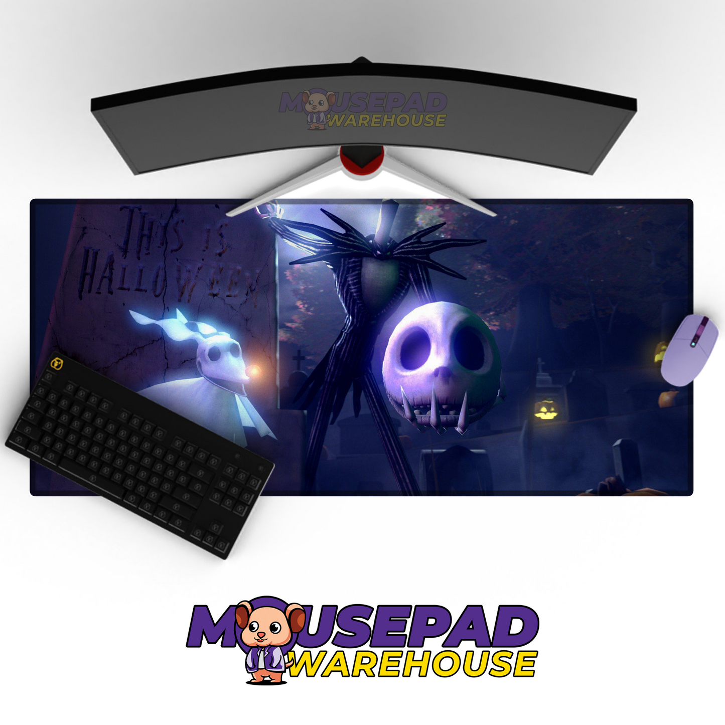 The Nightmare Before Christmas V25 Mousepad Mockup