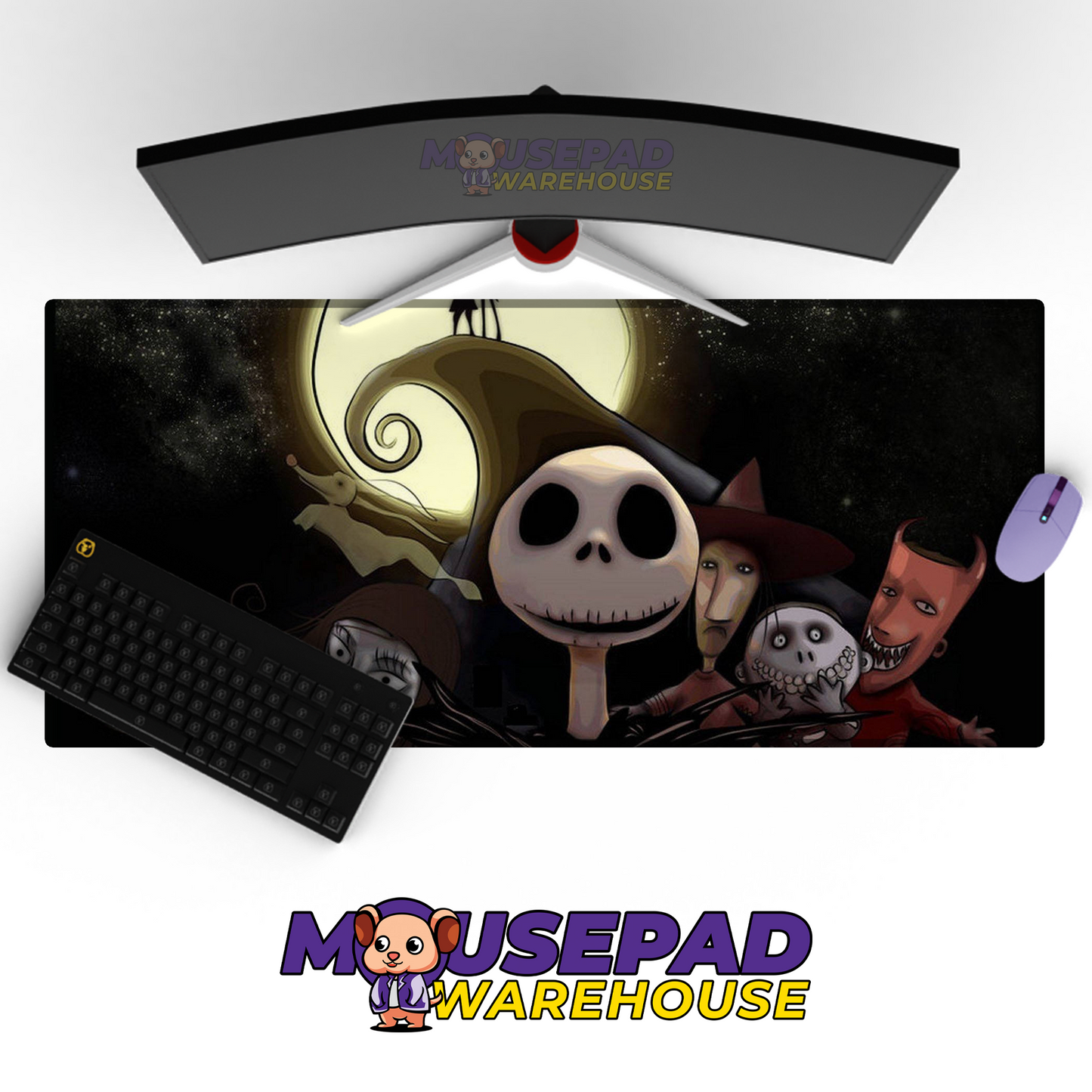The Nightmare Before Christmas V2 Mousepad Mockup