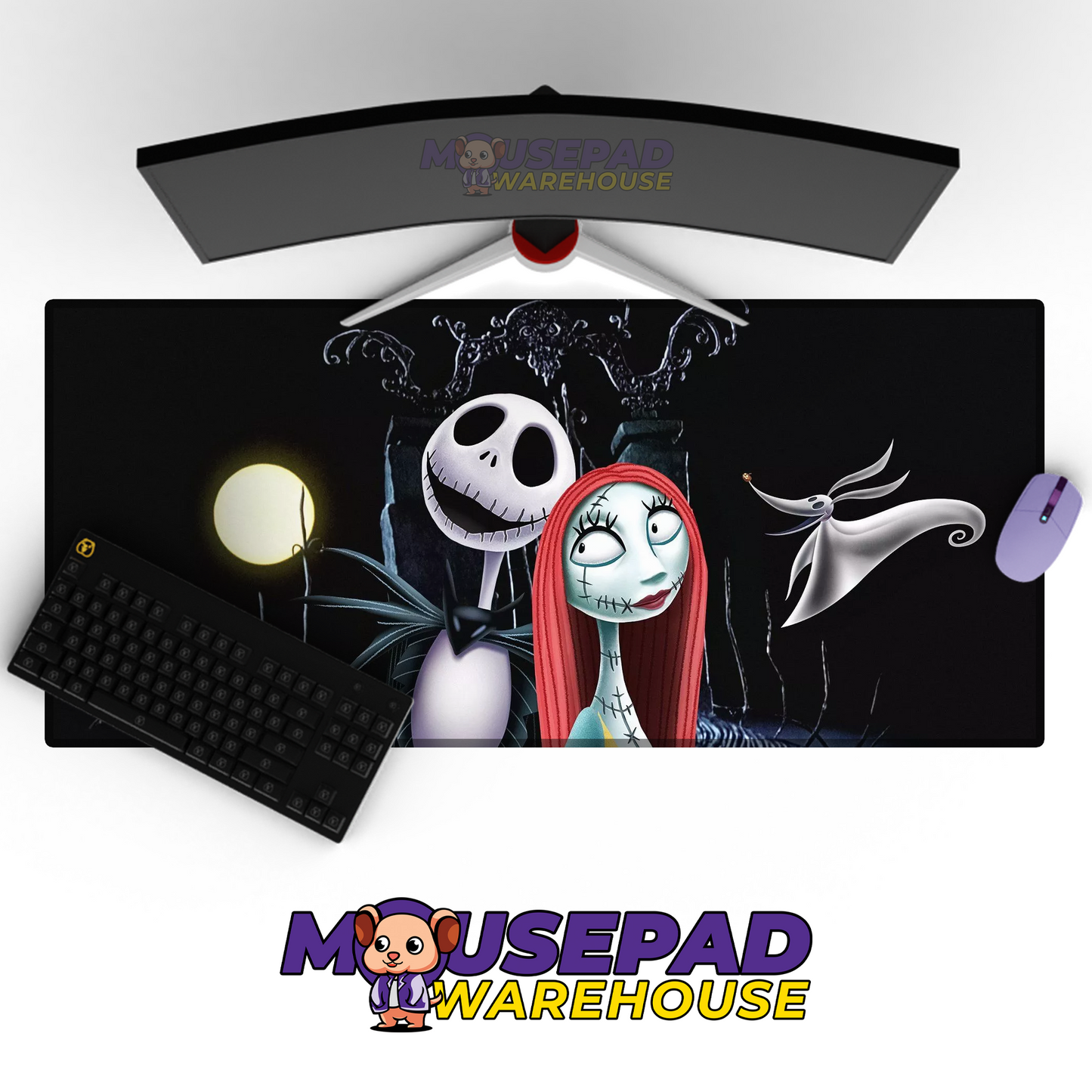 The Nightmare Before Christmas V6 Mousepad Mockup