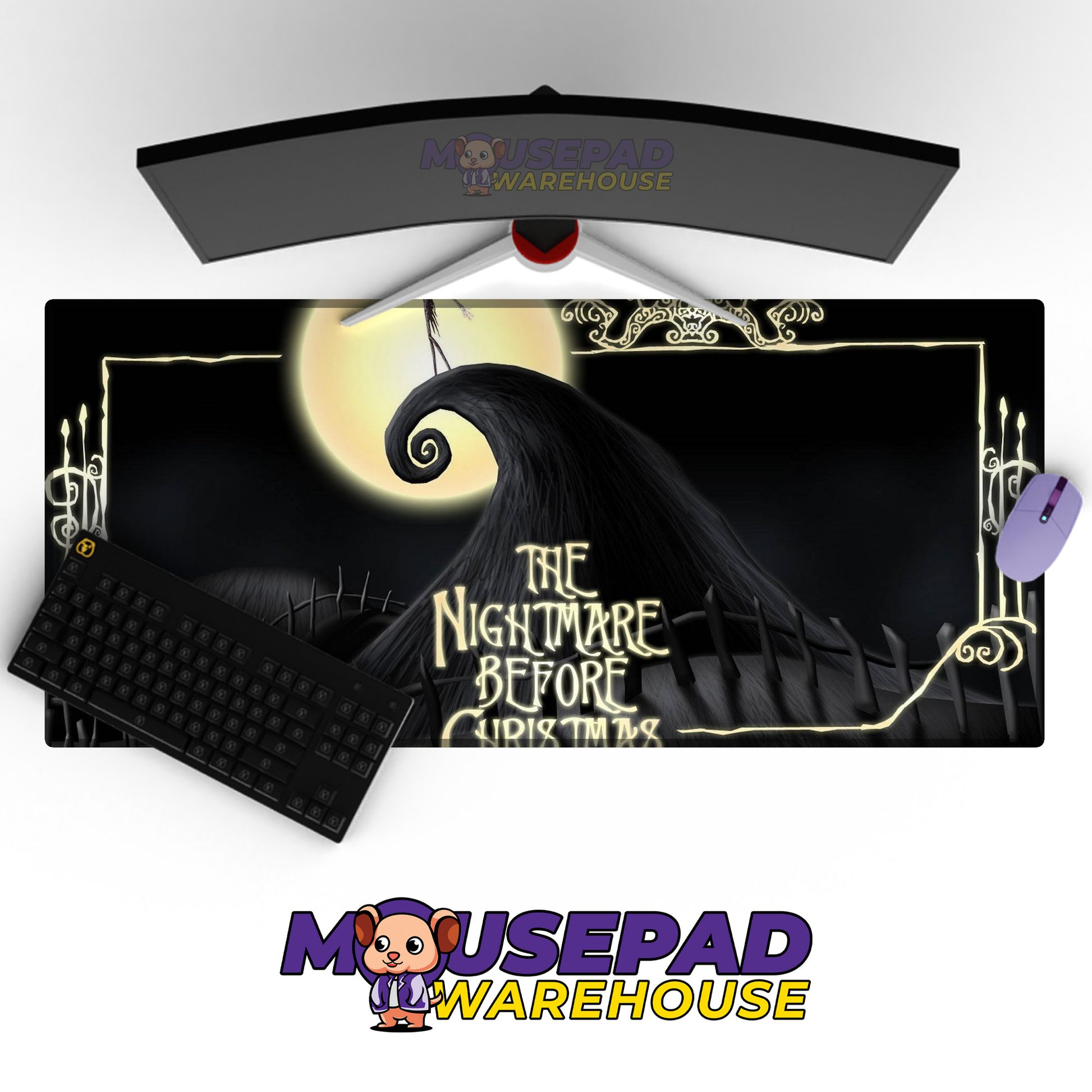 The Nightmare Before Christmas V7 Mousepad Mockup