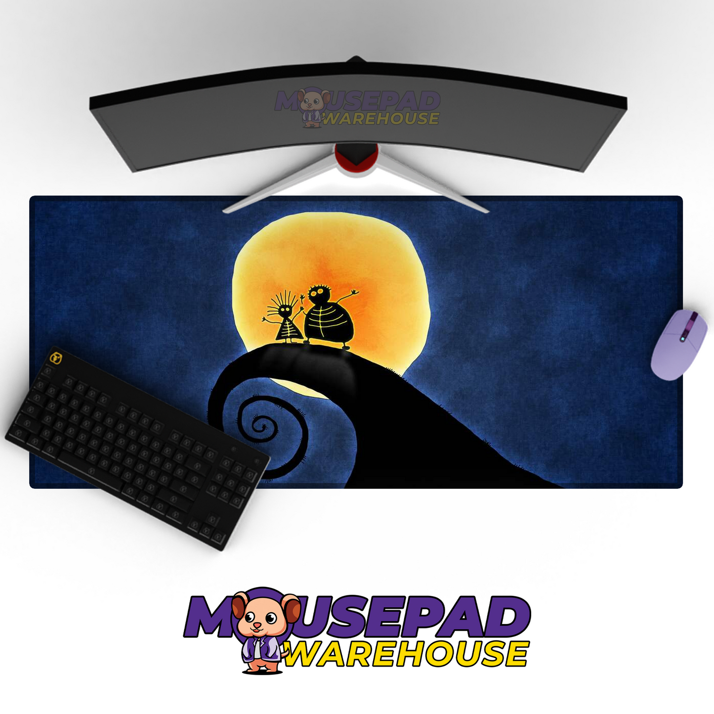 The Nightmare Before Christmas V9 Mousepad Mockup
