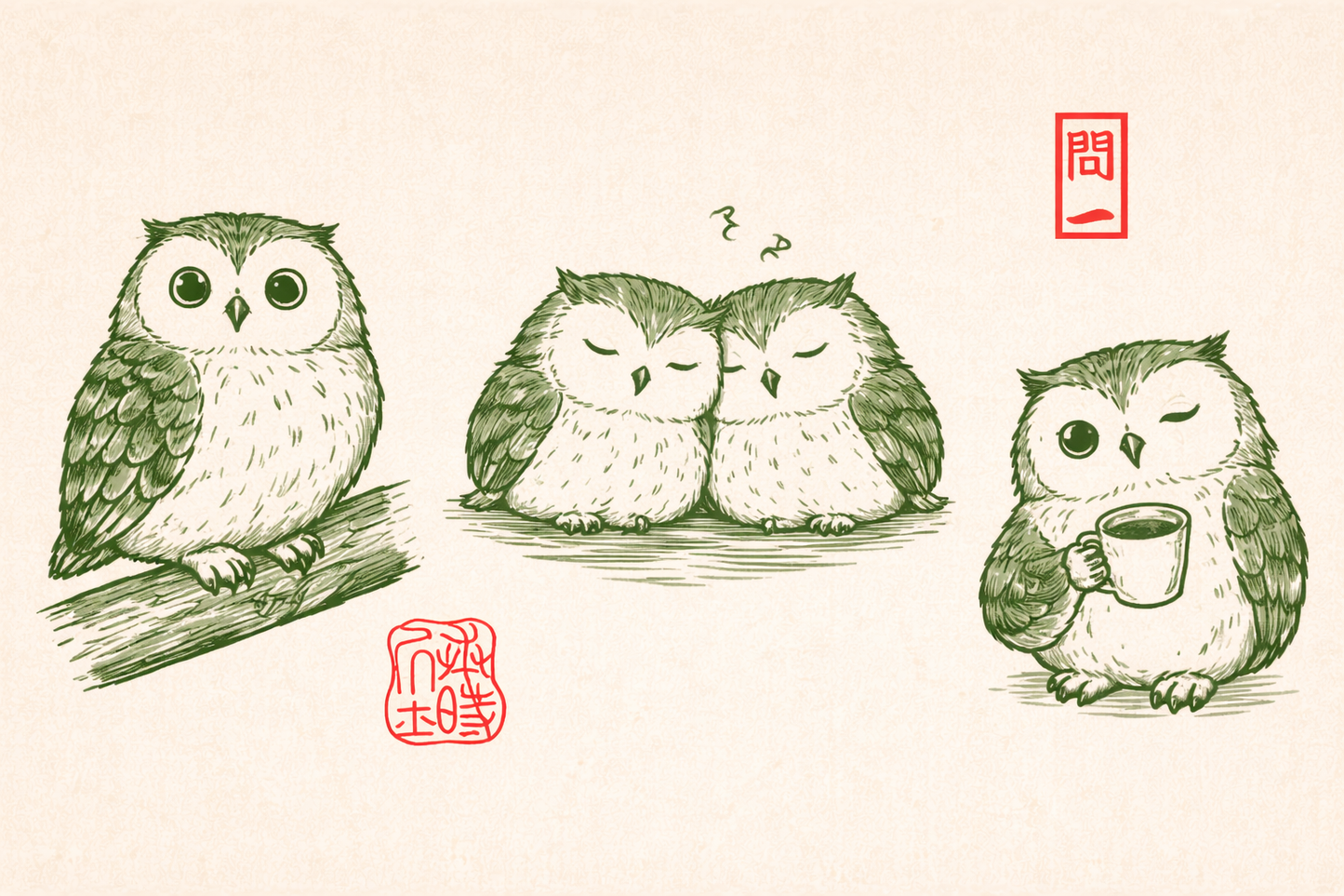 The Owl Matsumoto Hoji Style