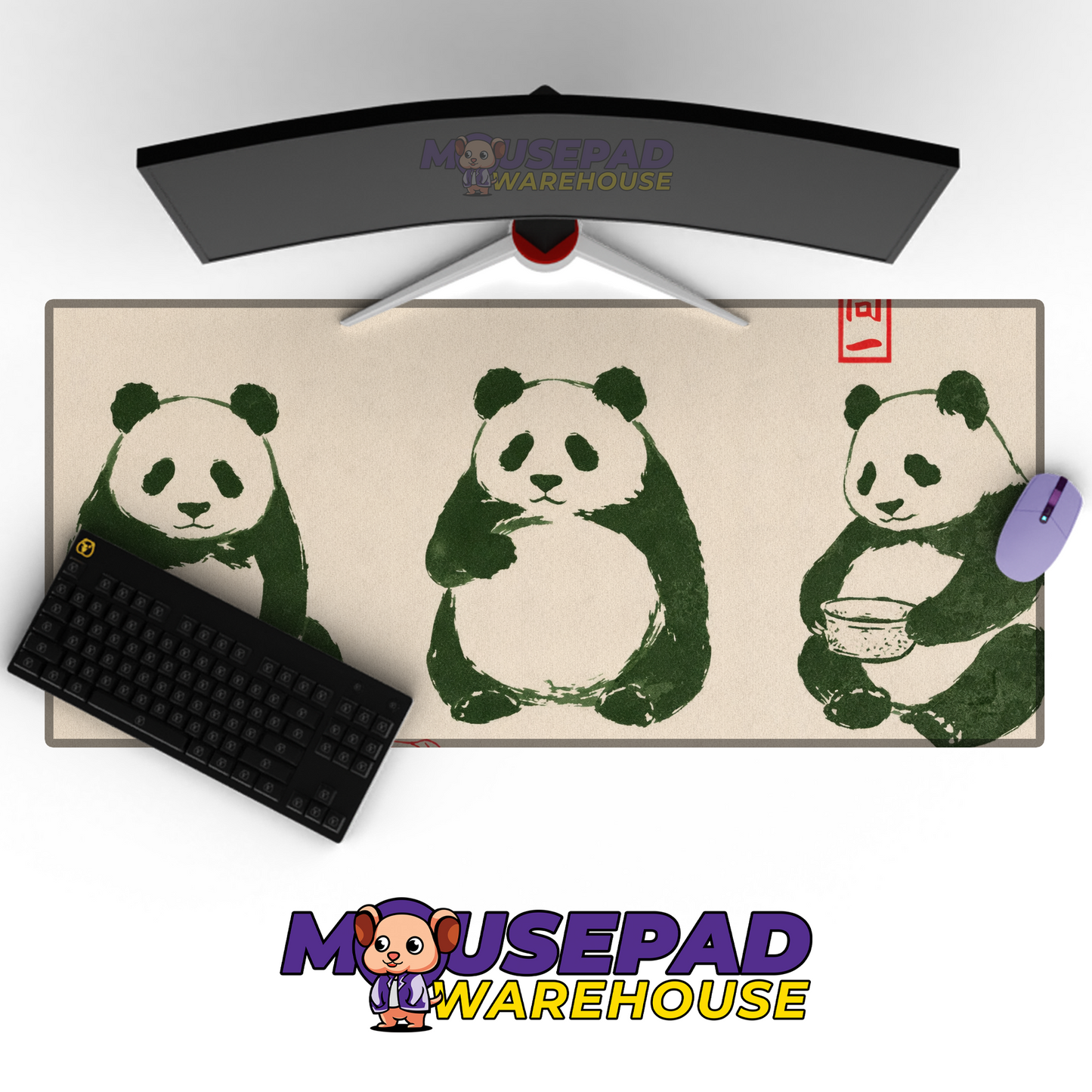 The Panda Matsumoto Hoji Style Mockup
