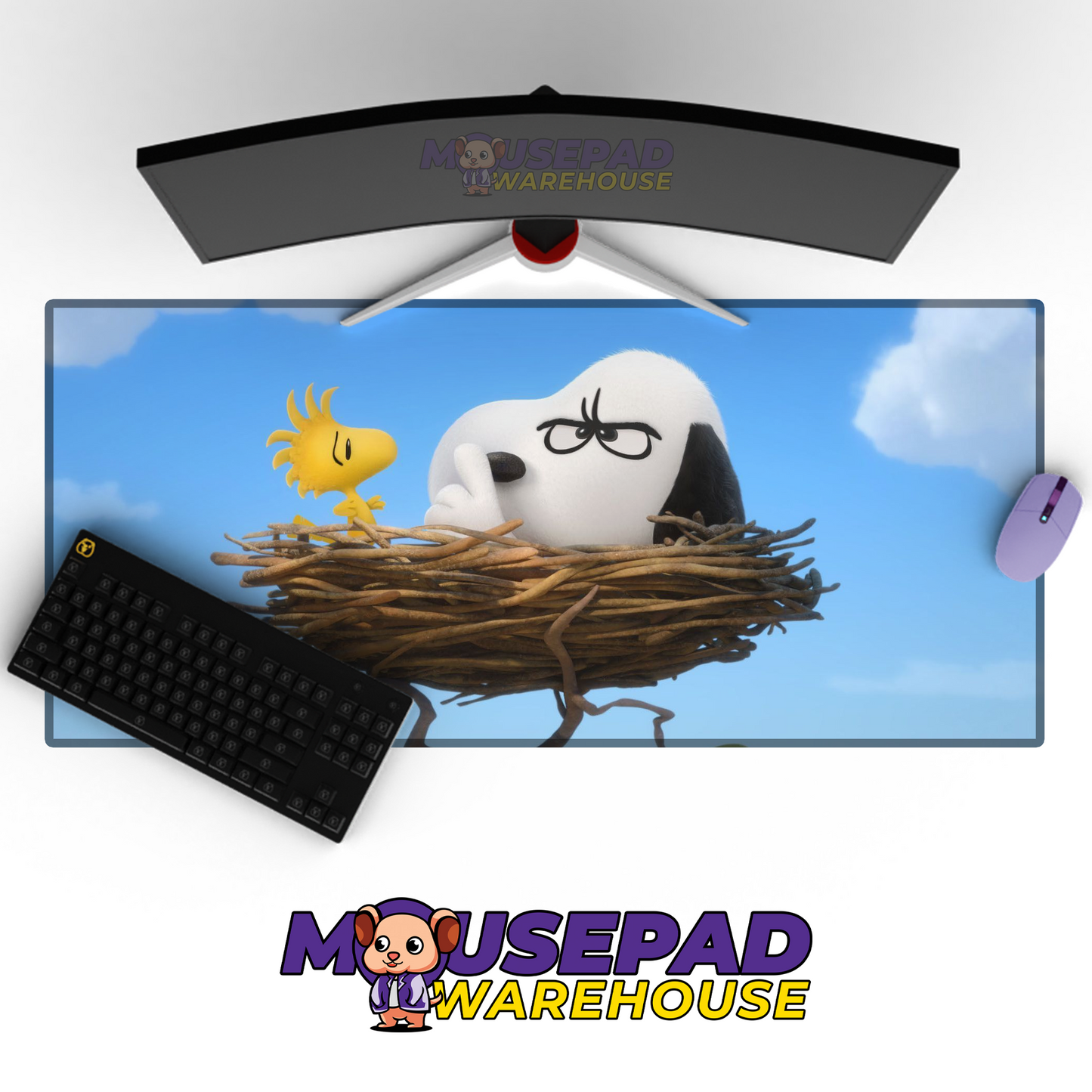 The Peanuts Movie V9 Mousepad Mockup