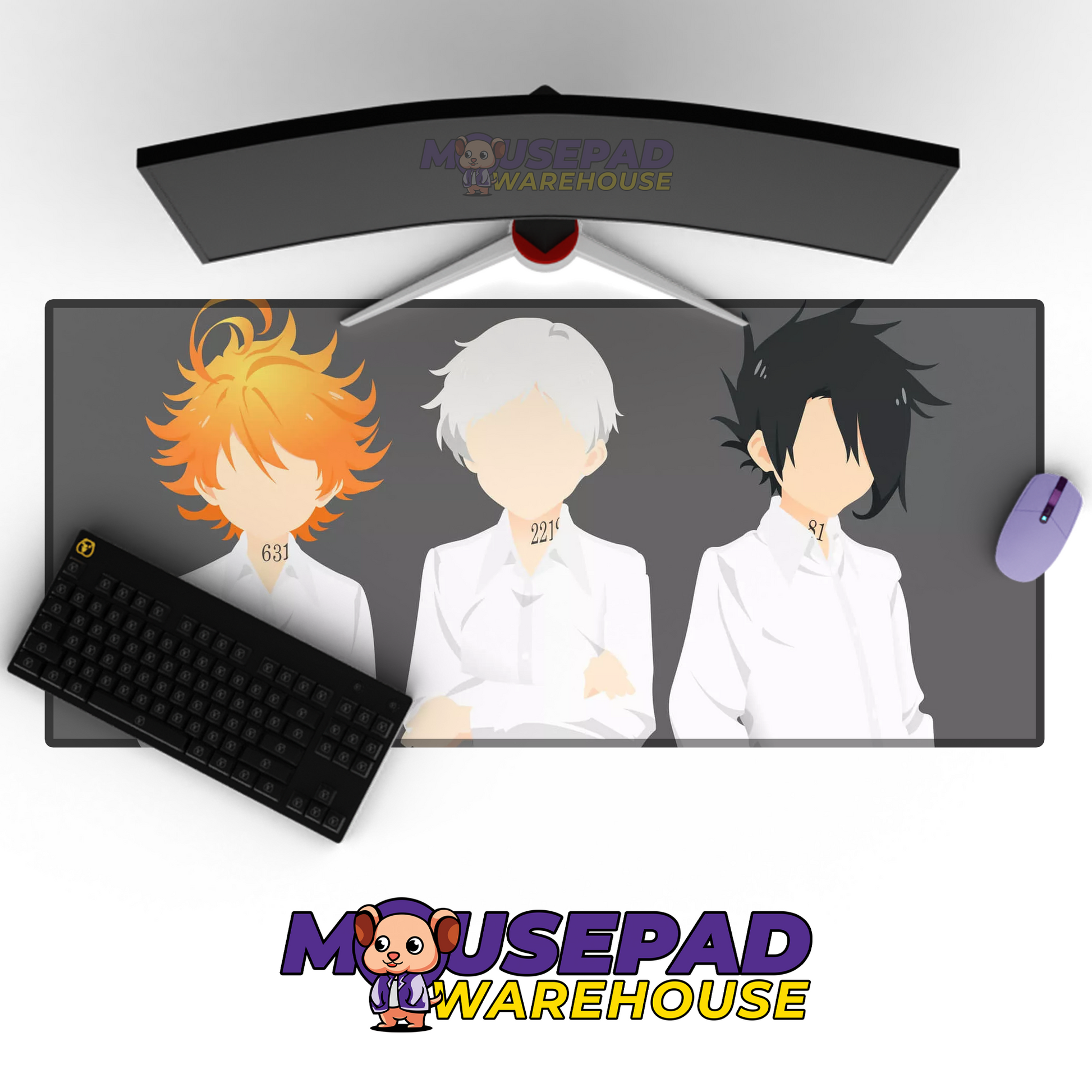 The Promised Neverland V18 Mousepad Mockup