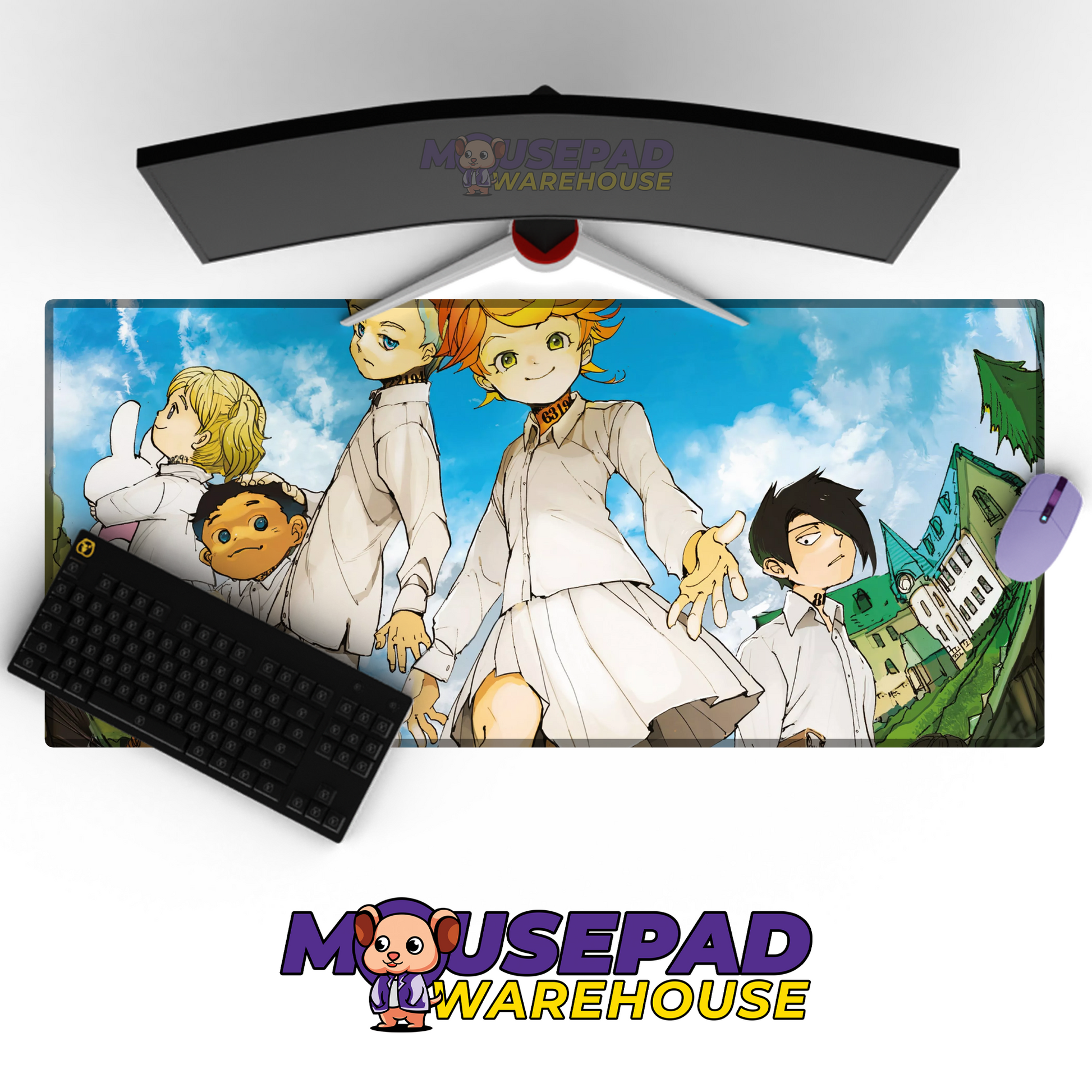 The Promised Neverland V23 Mousepad Mockup