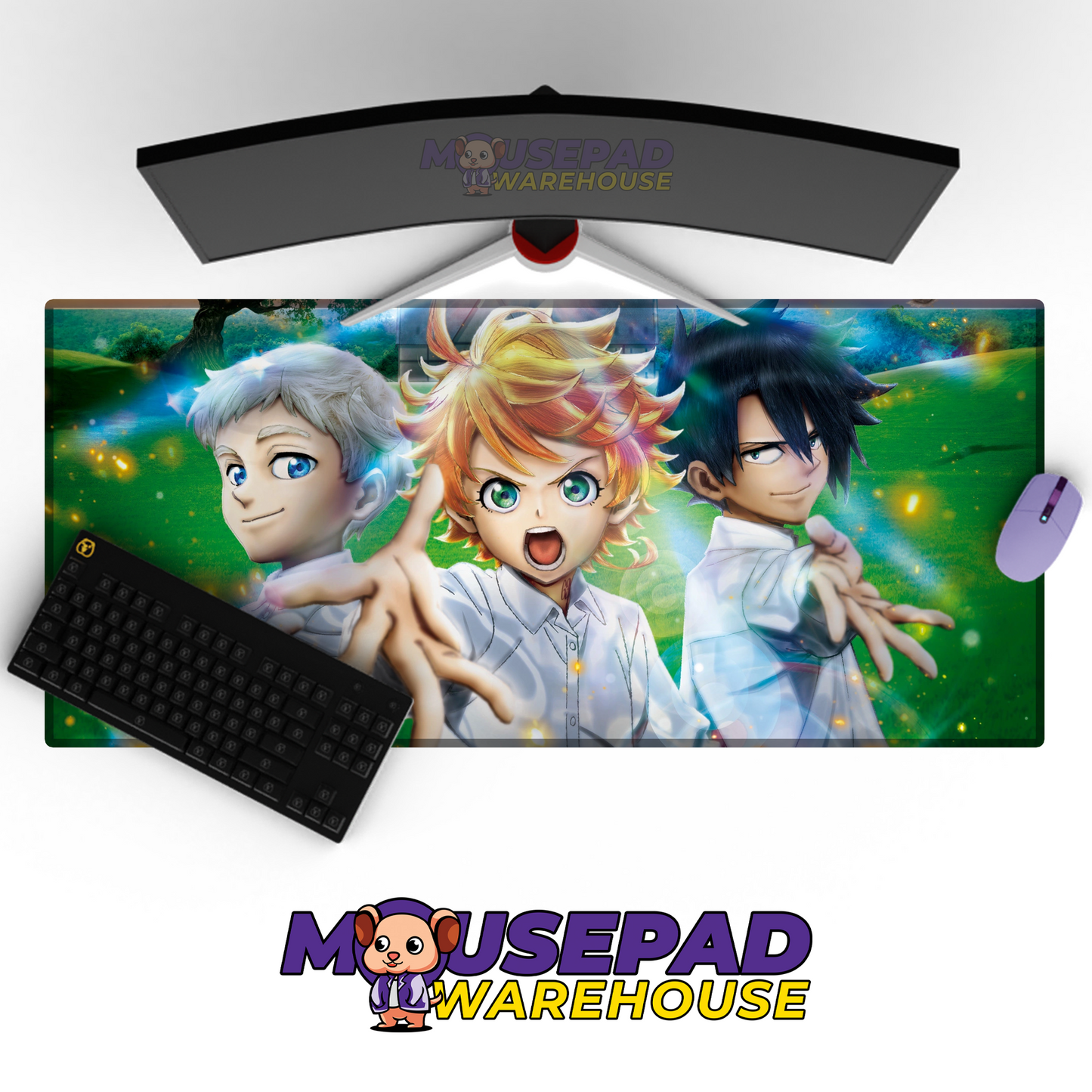 The Promised Neverland V24 Mousepad Mockup