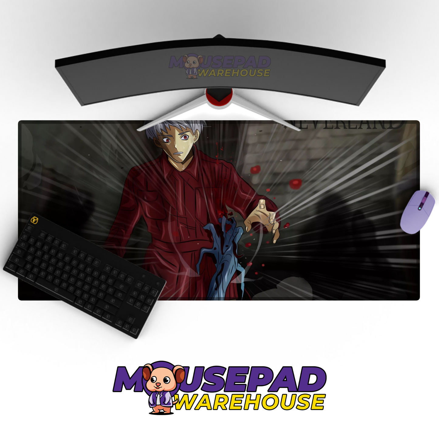 The Promised Neverland V26 Mousepad Mockup