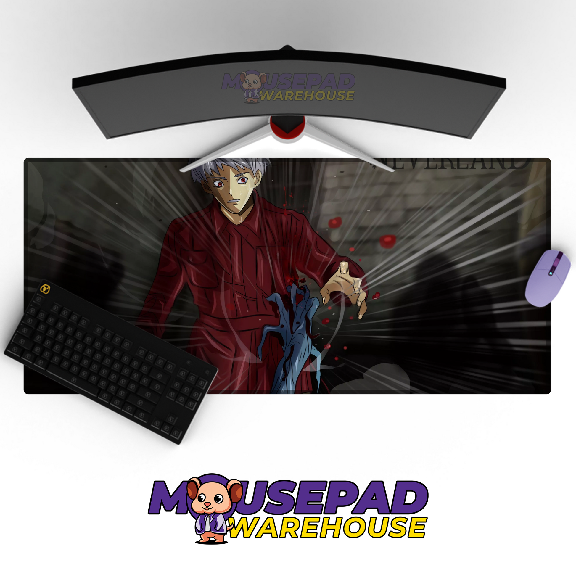 The Promised Neverland V26 Mousepad Mockup