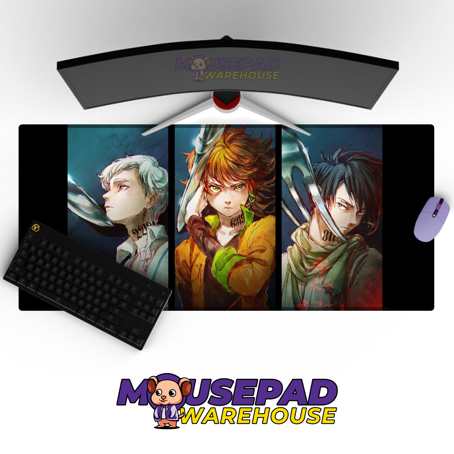 The Promised Neverland V28 Mousepad Mockup