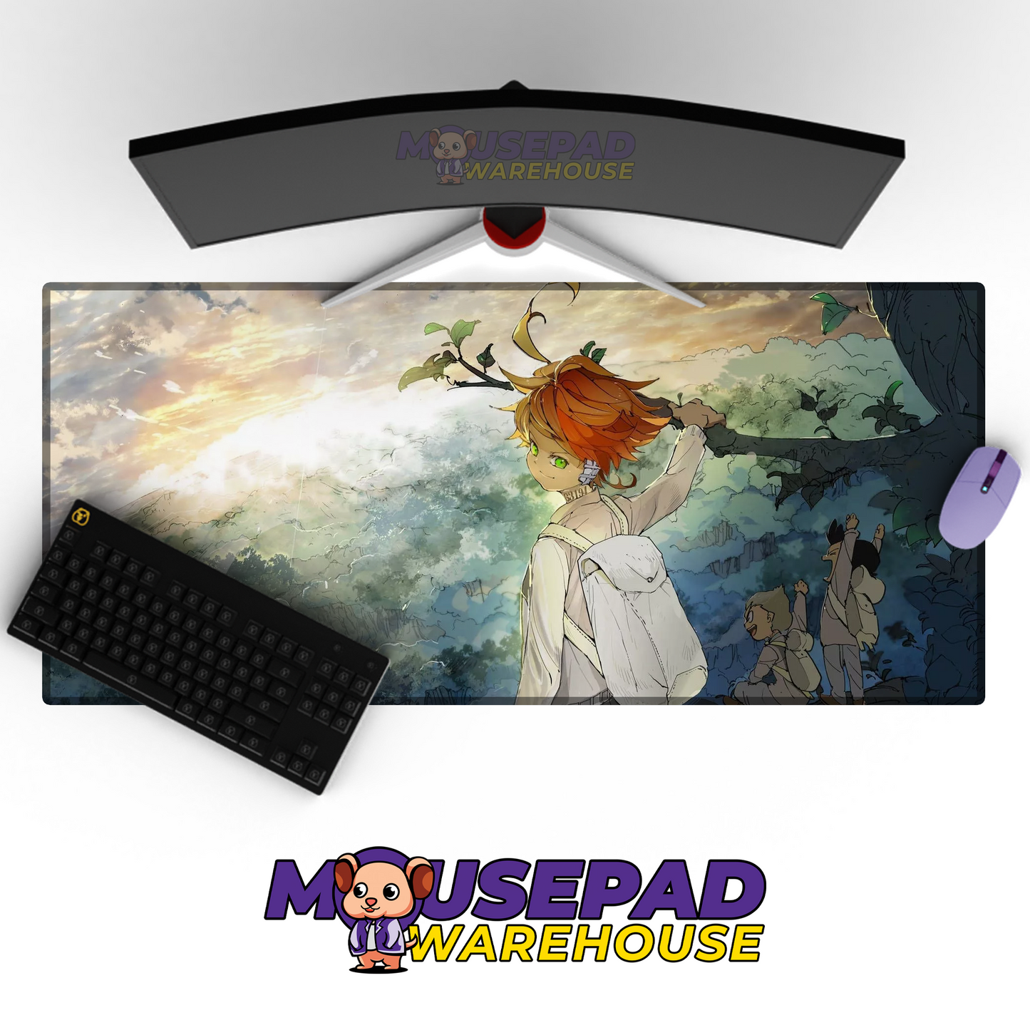 The Promised Neverland V36 Mousepad Mockup