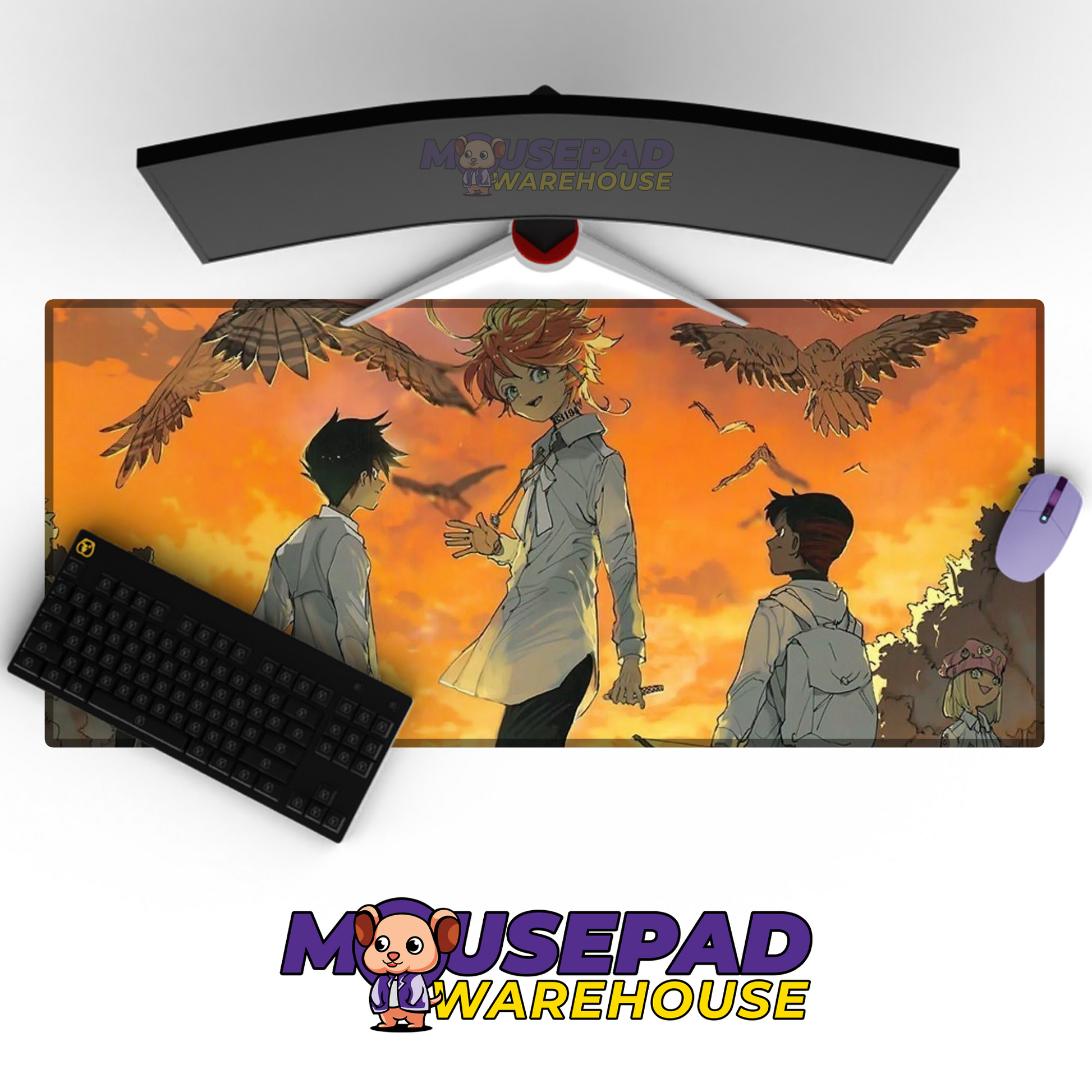 The Promised Neverland V37 Mousepad Mockup