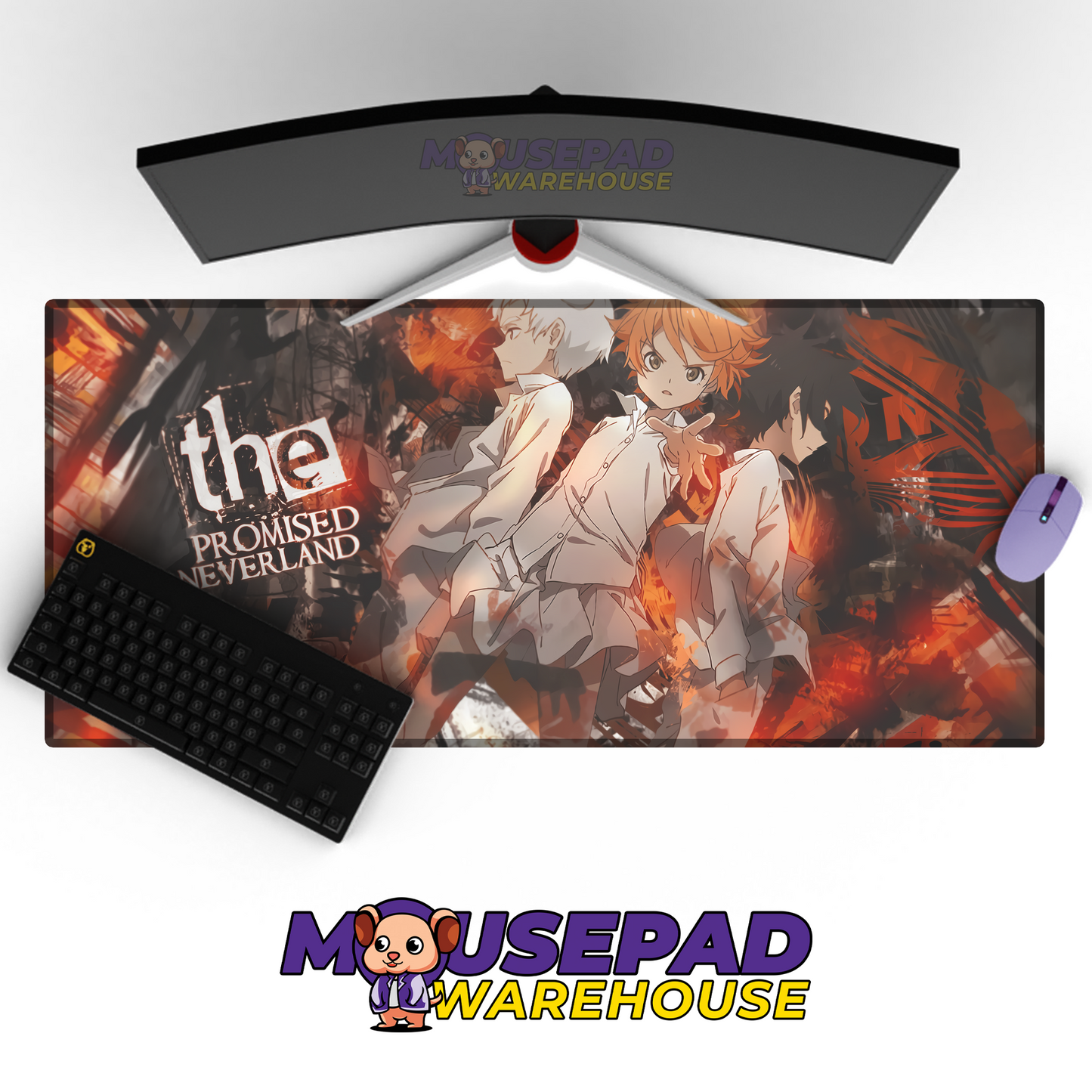The Promised Neverland V40 Mousepad Mockup