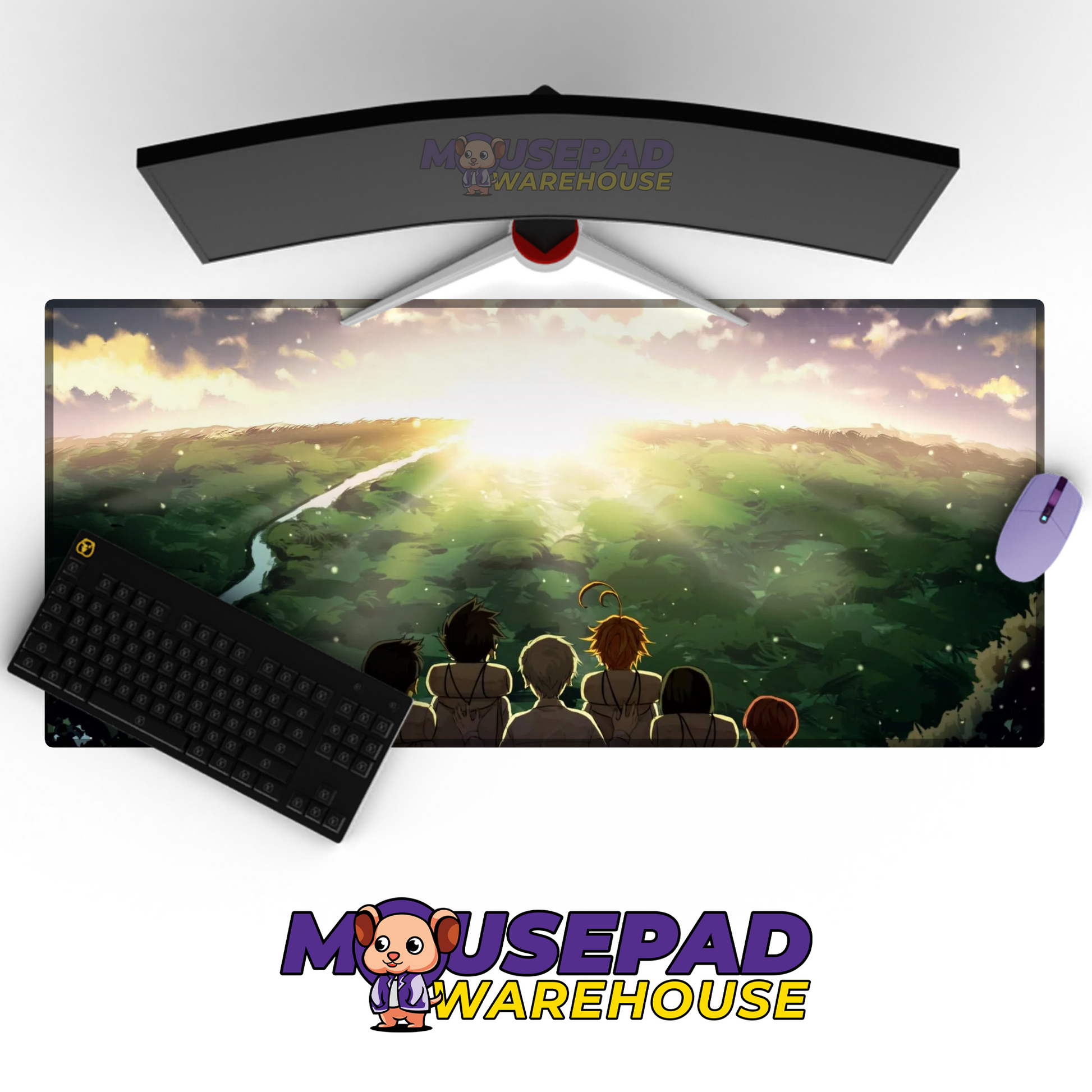 The Promised Neverland V41 Mousepad Mockup