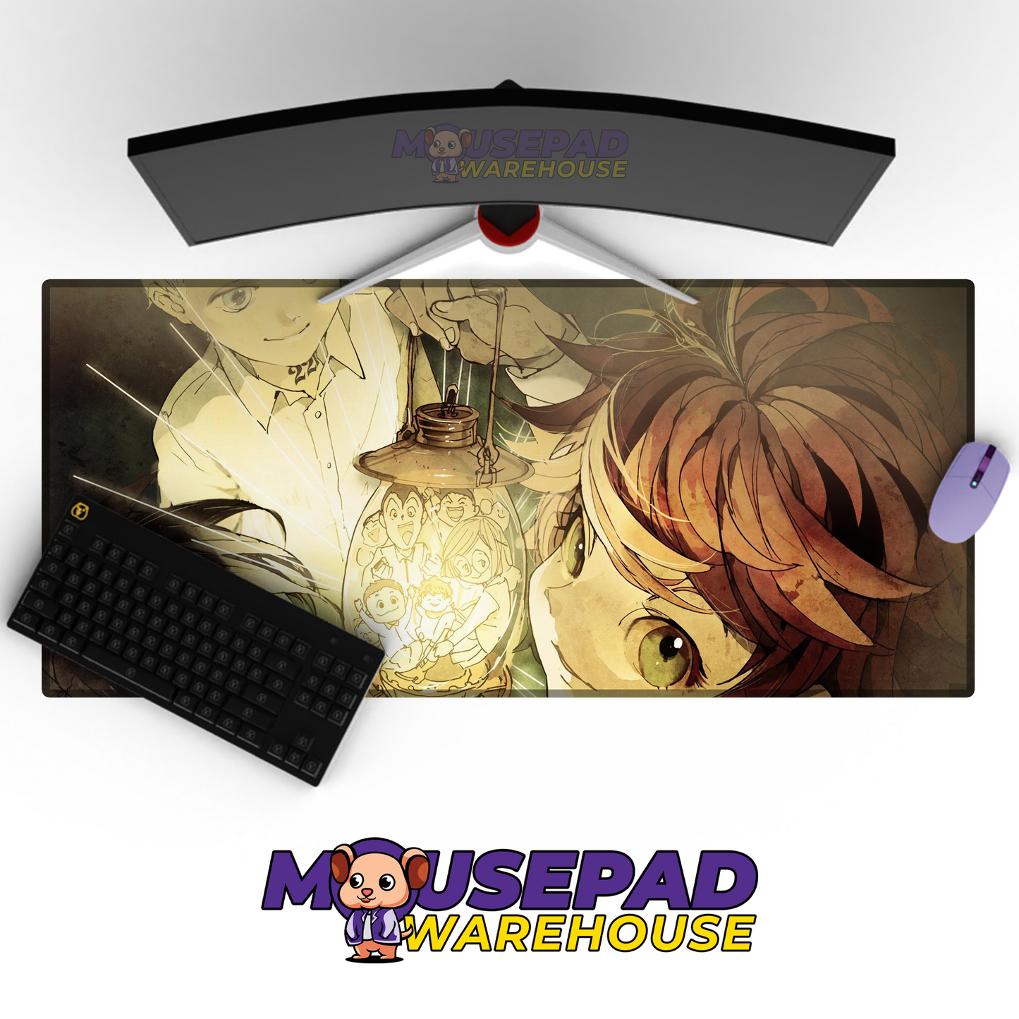 The Promised Neverland V42 Mousepad Mockup