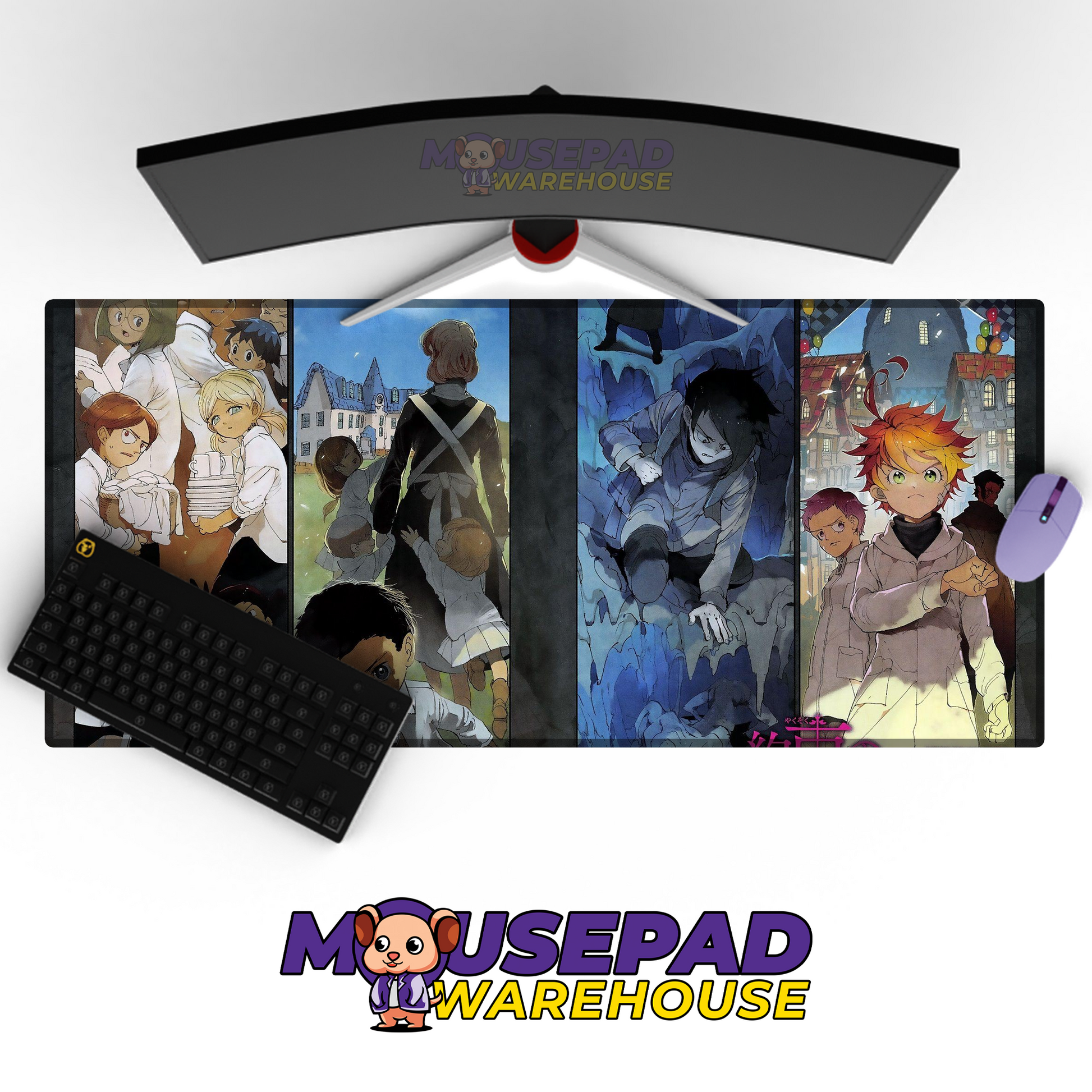 The Promised Neverland V43 Mousepad Mockup
