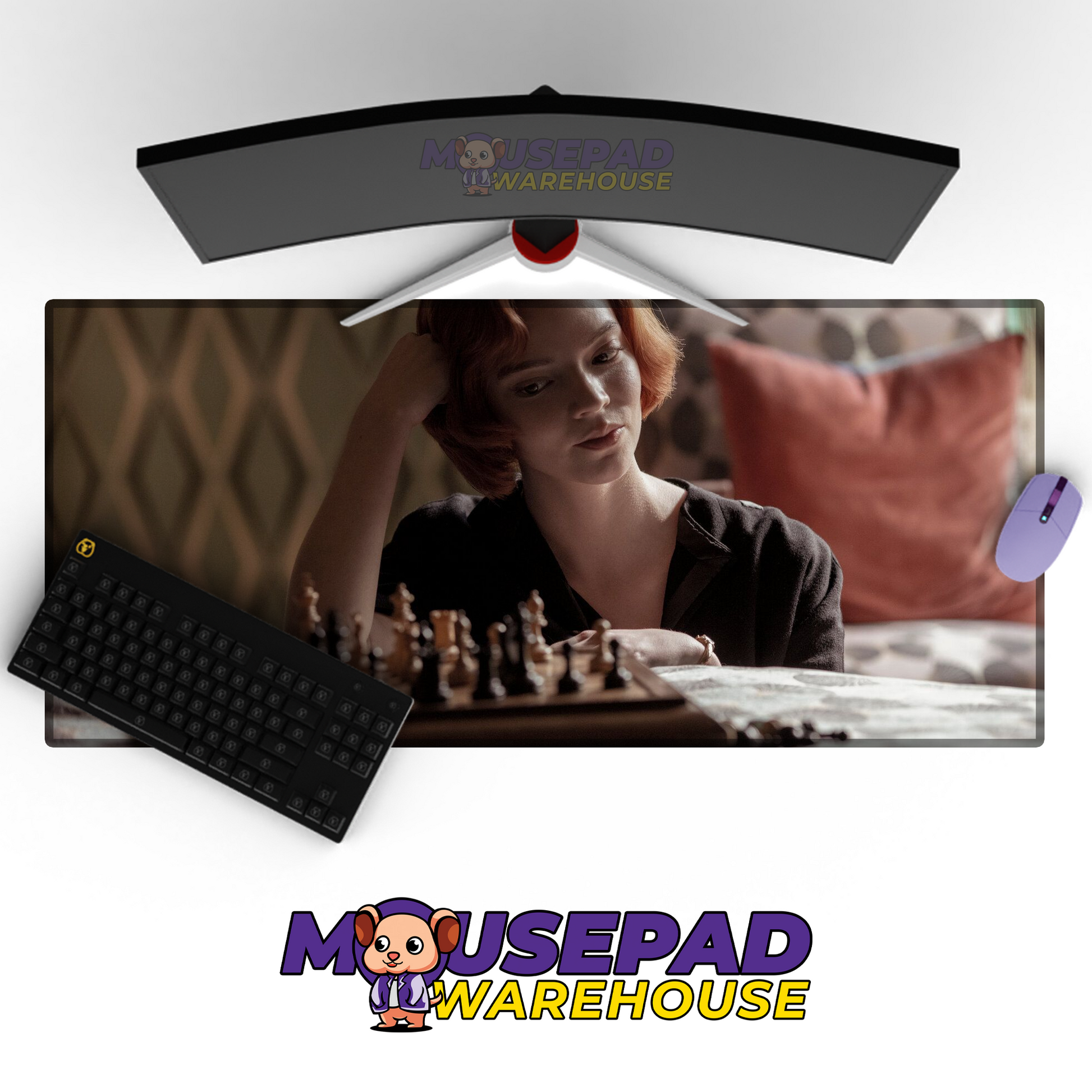 The Queens Gambit V12 Mousepad Mockup