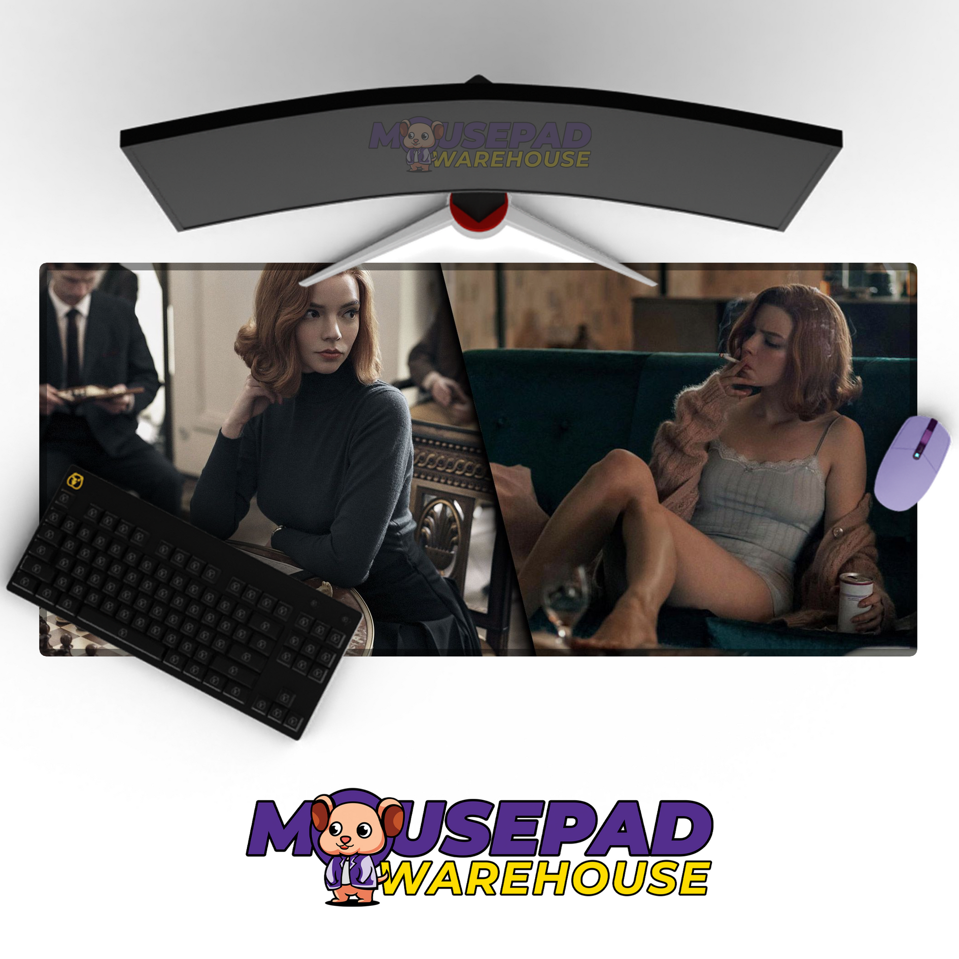 The Queens Gambit V1 Mousepad Mockup