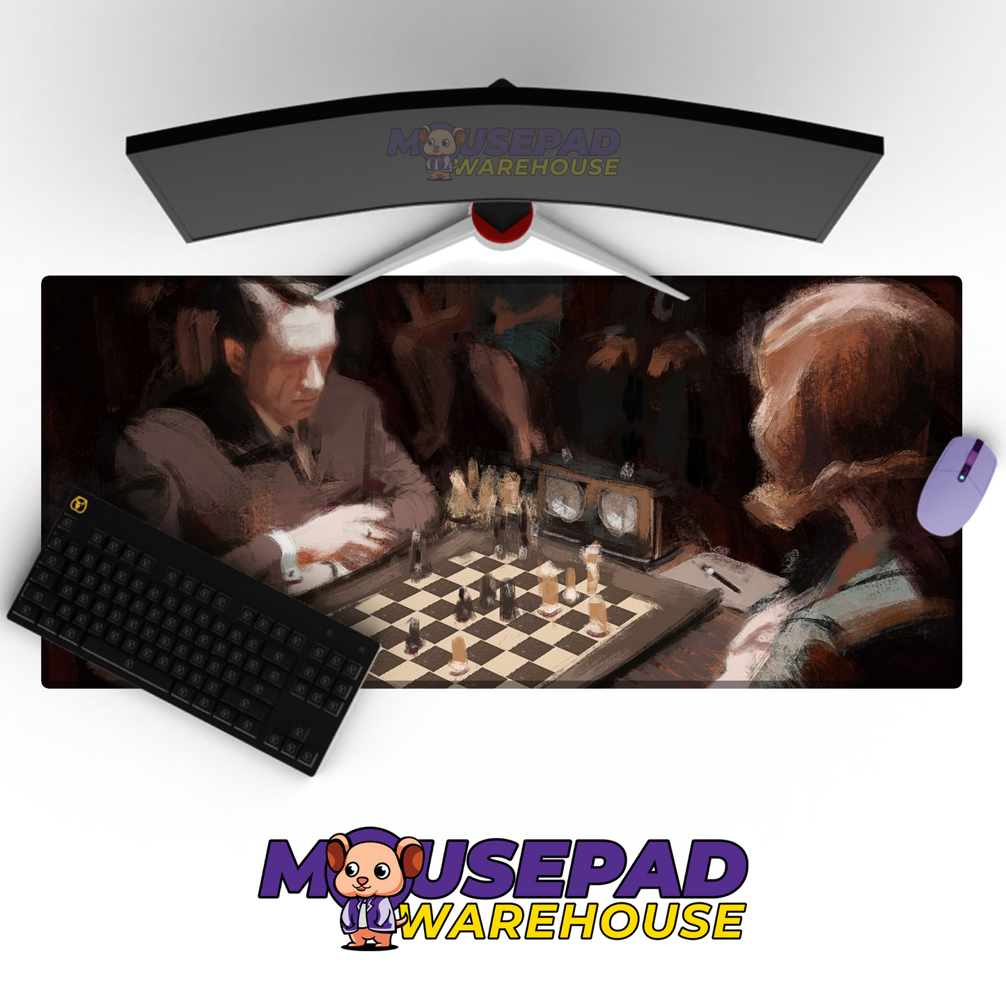 The Queens Gambit V2 Mousepad Mockup
