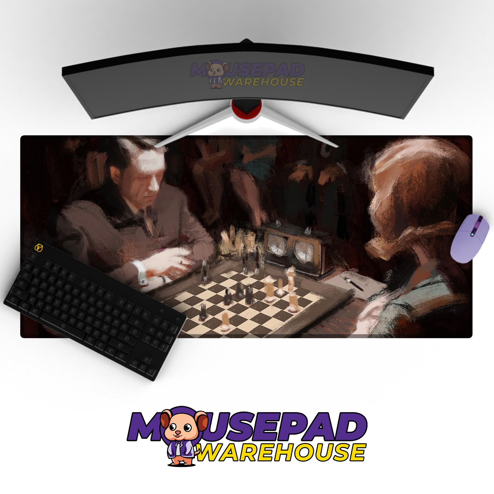 The Queens Gambit V2 Mousepad Mockup