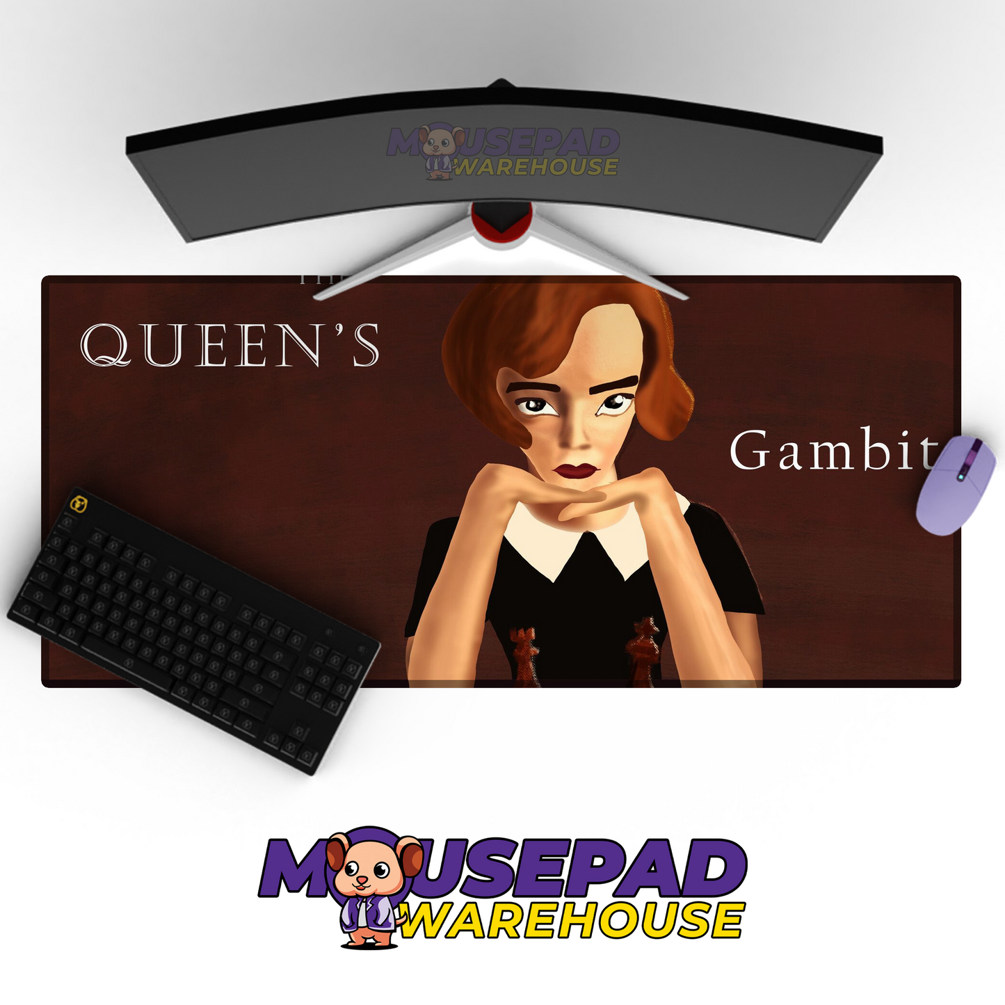 The Queens Gambit V3 Mousepad Mockup