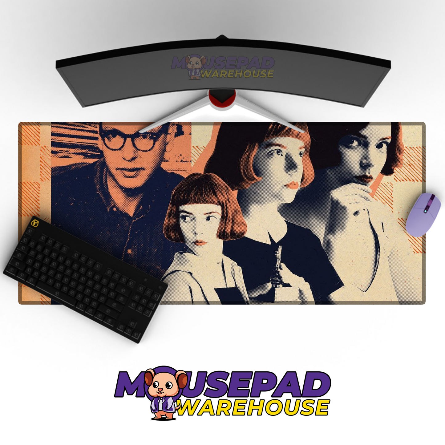 The Queens Gambit V4 Mousepad Mockup