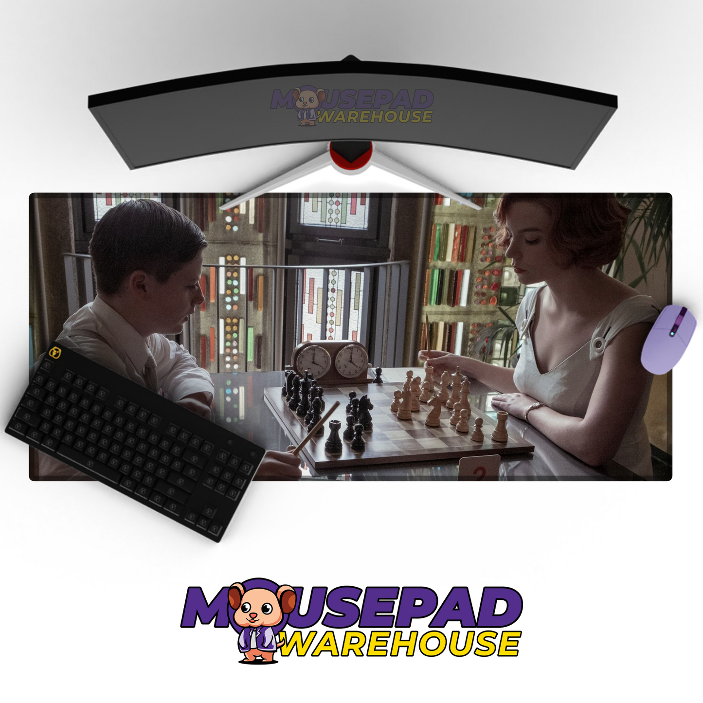 The Queens Gambit V6 Mousepad Mockup