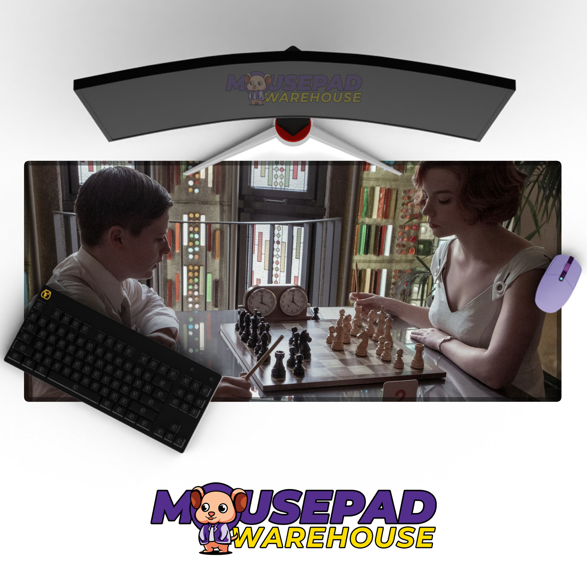 The Queens Gambit V6 Mousepad Mockup