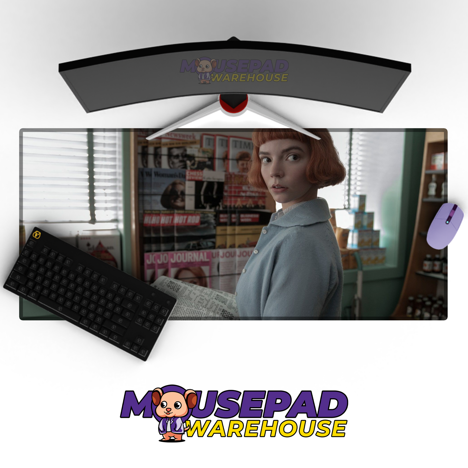 The Queens Gambit V7 Mousepad Mockup
