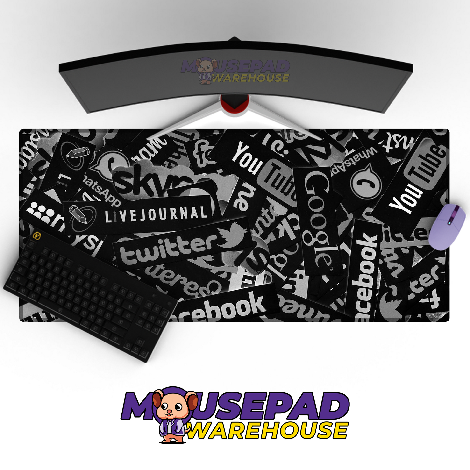 The Social Network V10 Mousepad Mockup