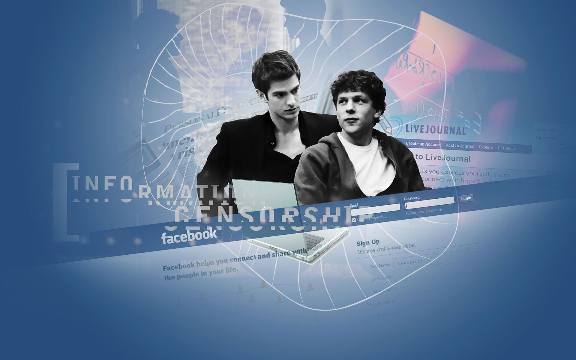 The Social Network V4 Mousepad