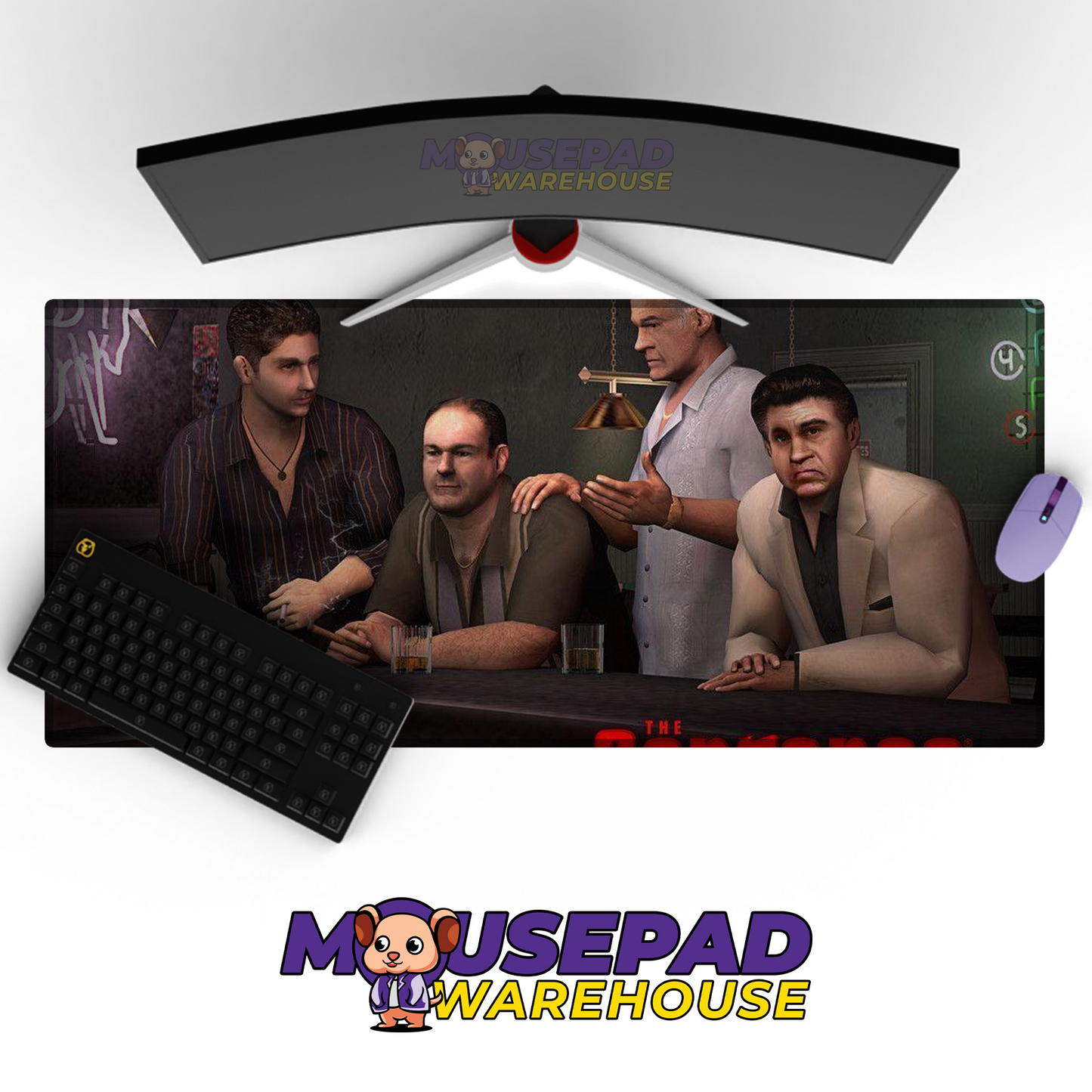 The Sopranos V2 Mousepad Mockup